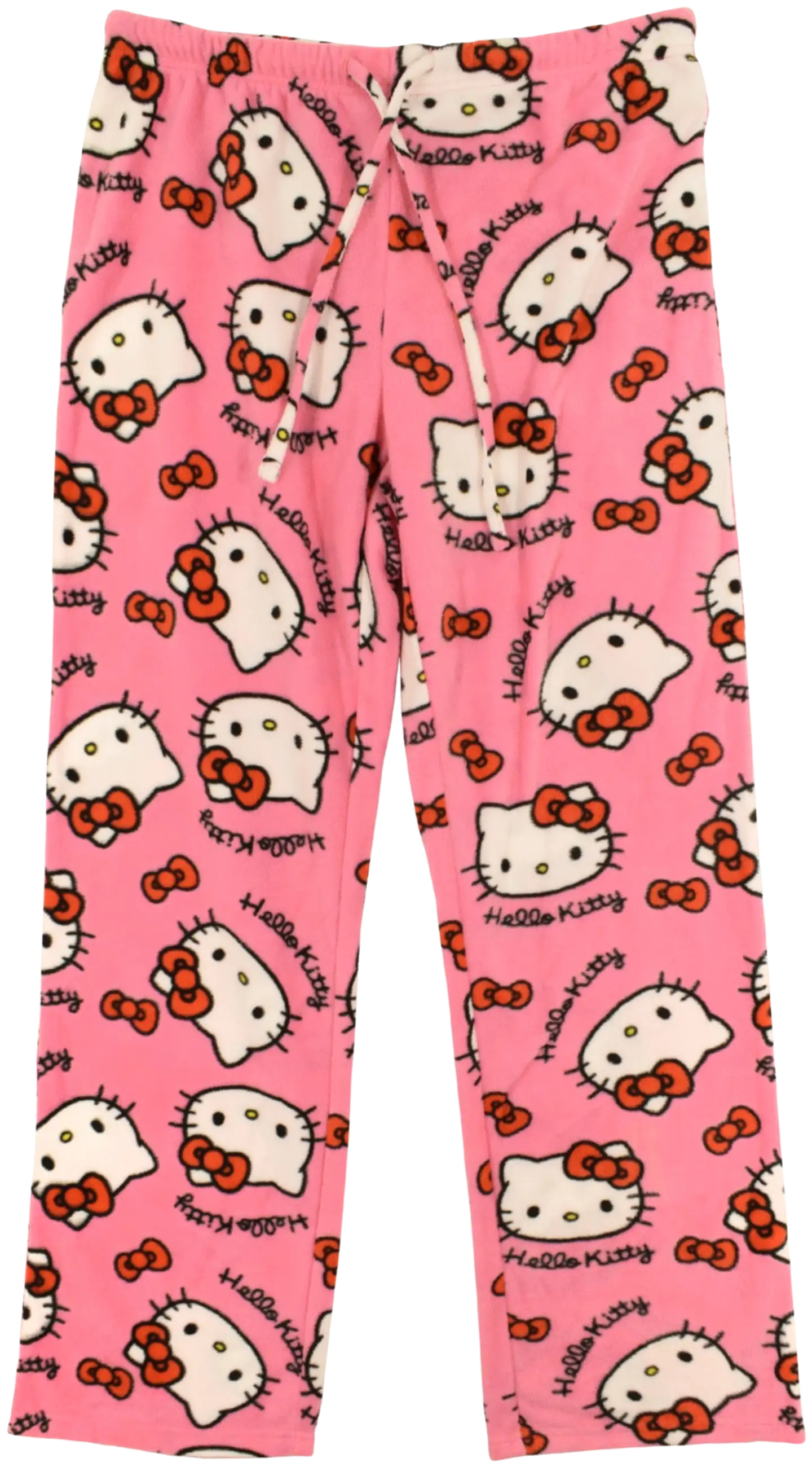 Hello Kitty naisten fleece pyjamahousut - pink