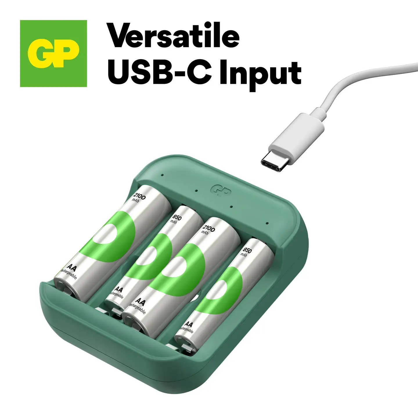 GP Recyko akkulaturi B423 sis. 4kpl AAA 850mAh NiMH akut - 3