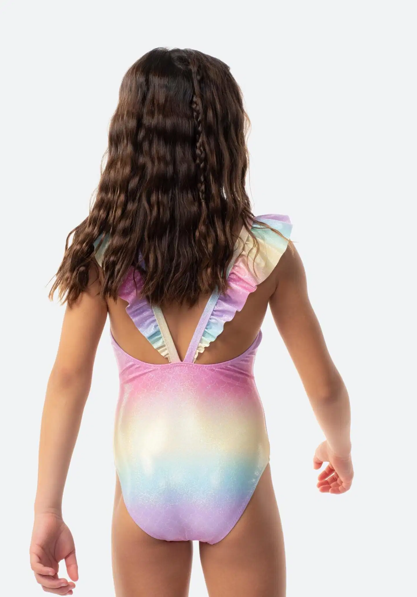 TEX lasten uimapuku glitter I276491 - Fuchsia - 2