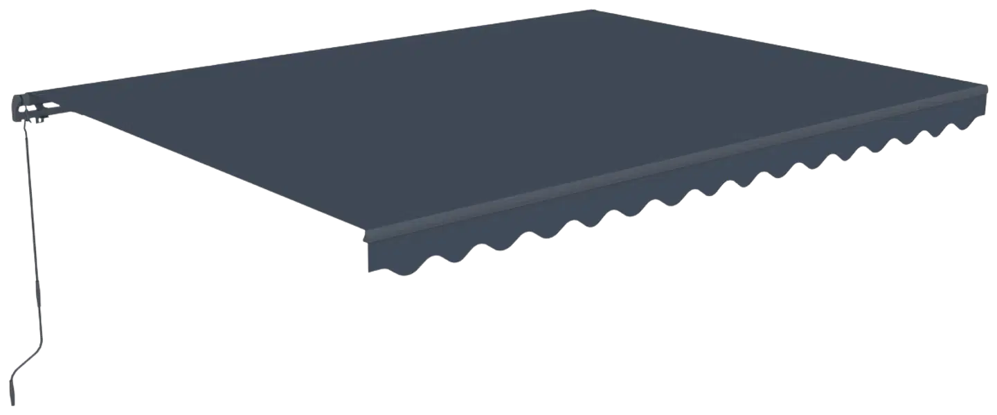 Lykke markiisi 3,95x3 m, tummanharmaa - 7