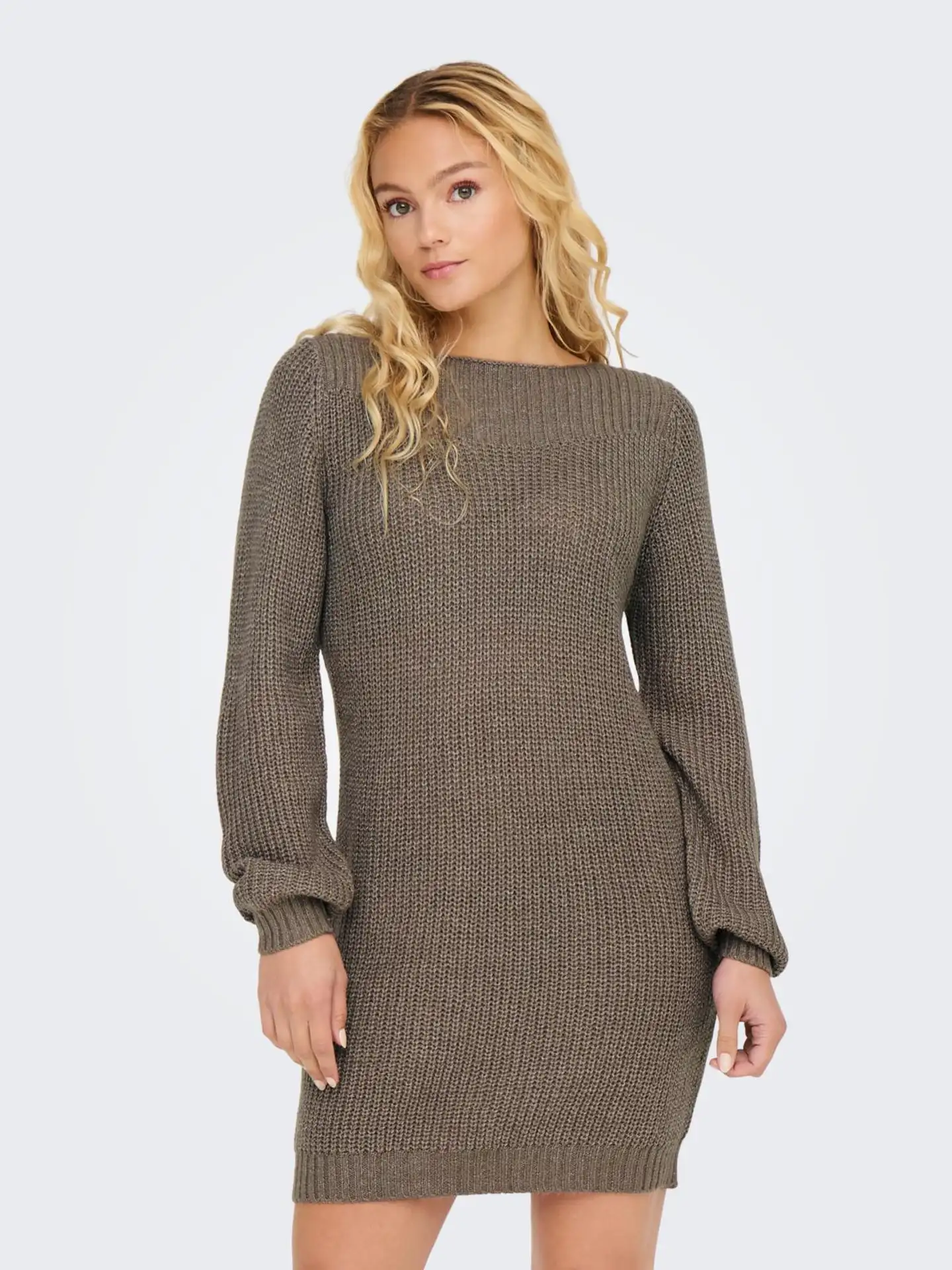 JDY naisten kaunis neulemekko Jdywhitney - walnut - 3