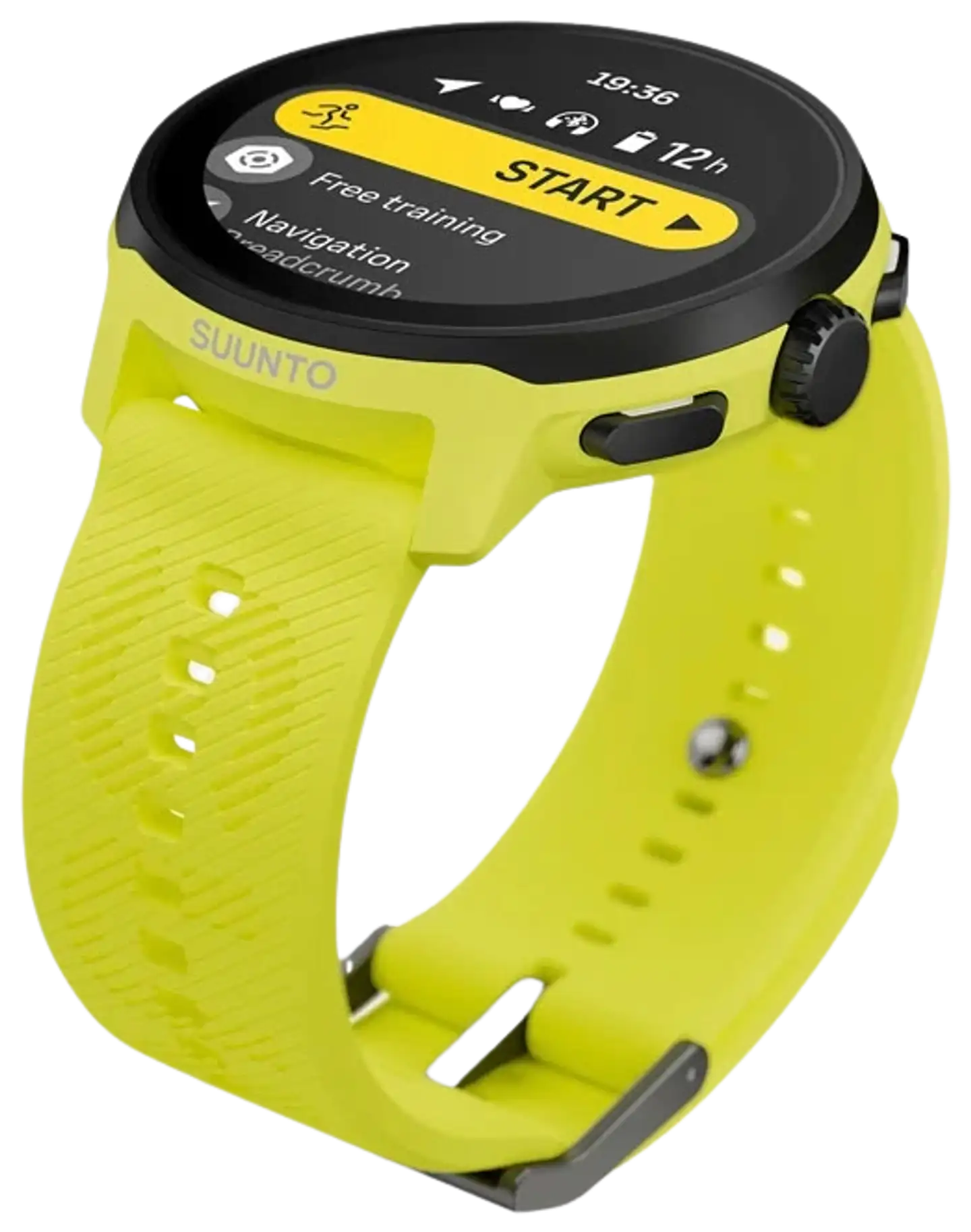 Suunto älykello Run lime silikonirannekkeella - 2