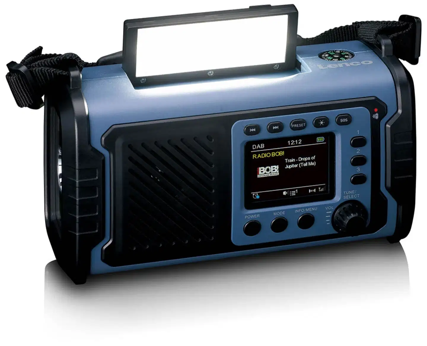 Lenco hätäradio PDR-255BU sininen - 4
