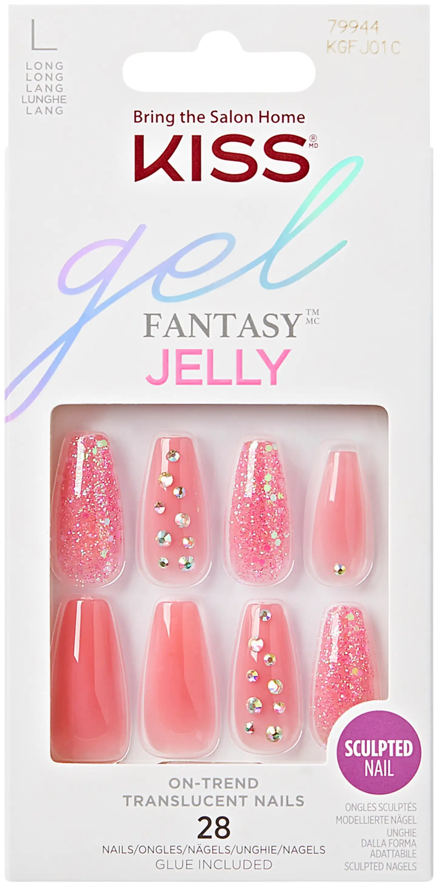 Kiss Gel Fantasy Jelly Nails, Be Jelly