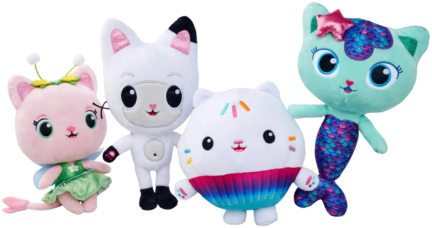 Simba Toys - Gabbyn Nukketalo, pehmo, 25 cm, lajitelmassa 4 erilaista - 1