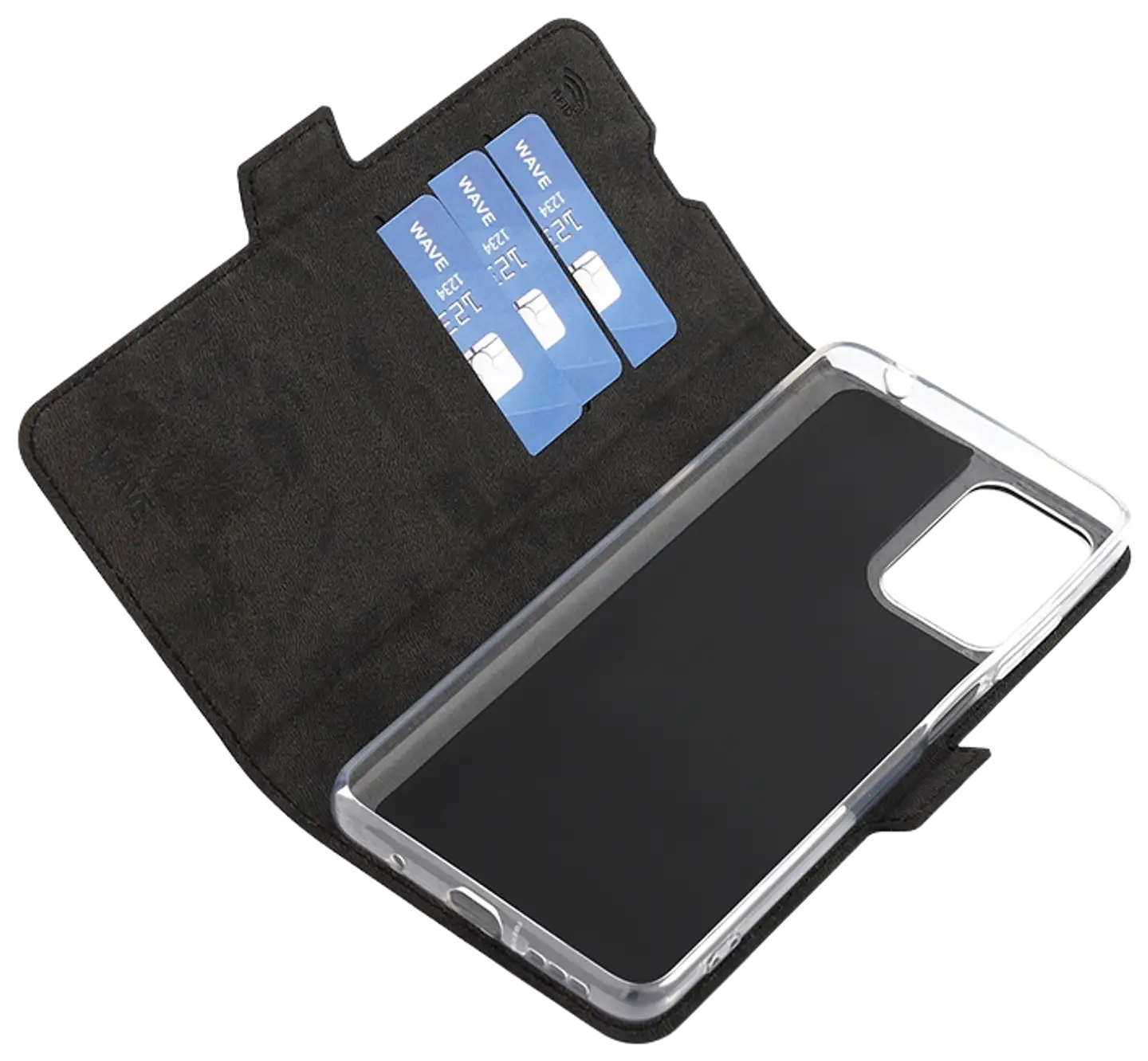 Wave Book Case, Motorola Moto G24 Power, Musta - 4