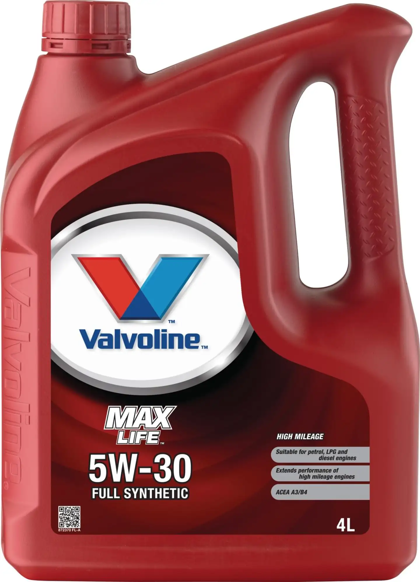 Valvoline Maxlife 5W-30 4L moottoriöljy