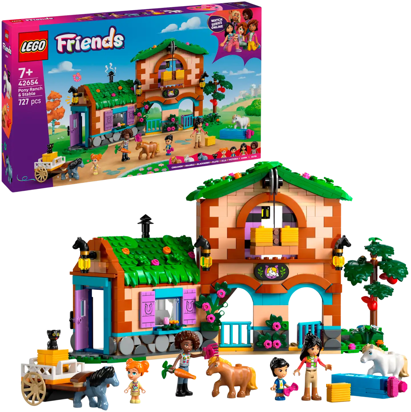 LEGO® Friends 42654 Maatilan ponitalli - 1