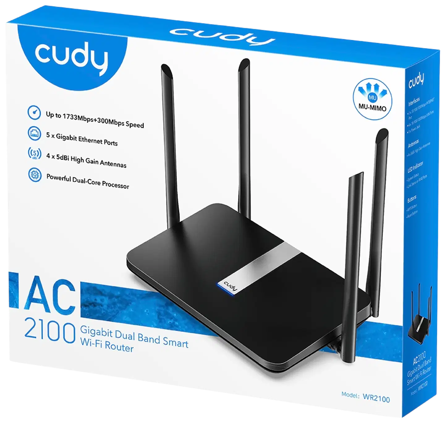 Cudy WiFi-reititin WR1200 - 4