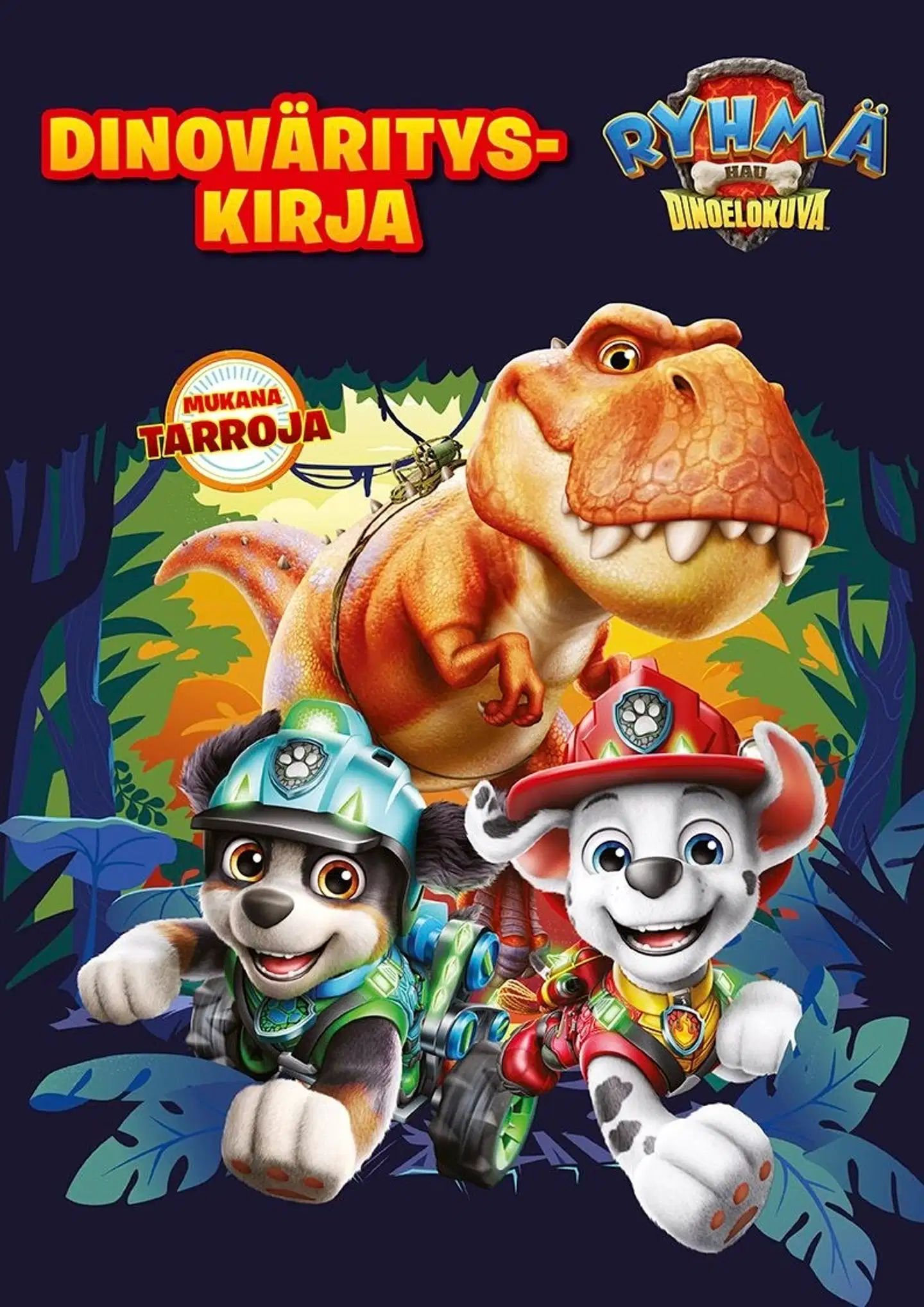 Paw Patrol - Ryhmä Hau Dinoelokuva Dinovärityskirja