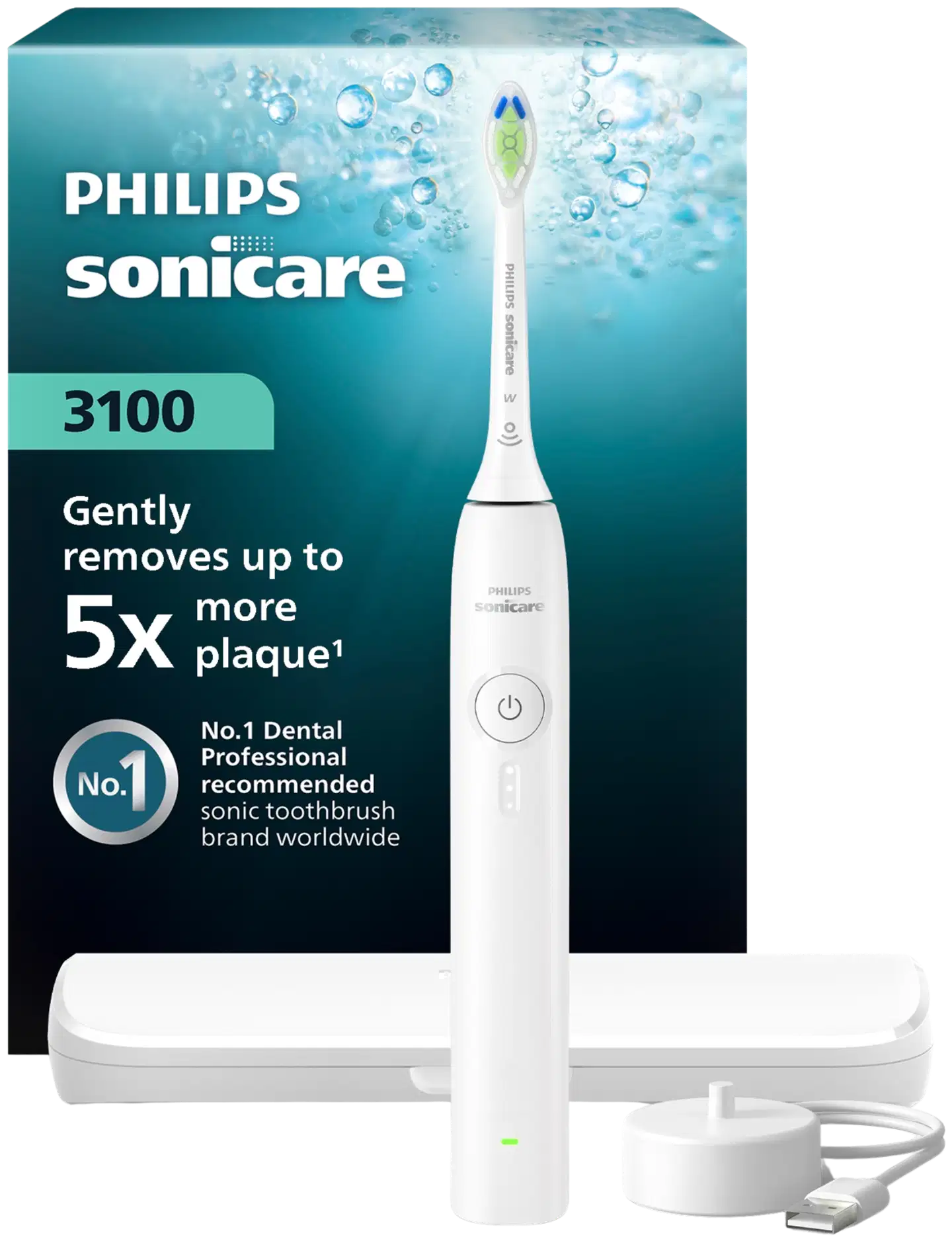 Philips Sonicare Sähköhammasharja 3100 HX4033/21 Valkoinen - 1