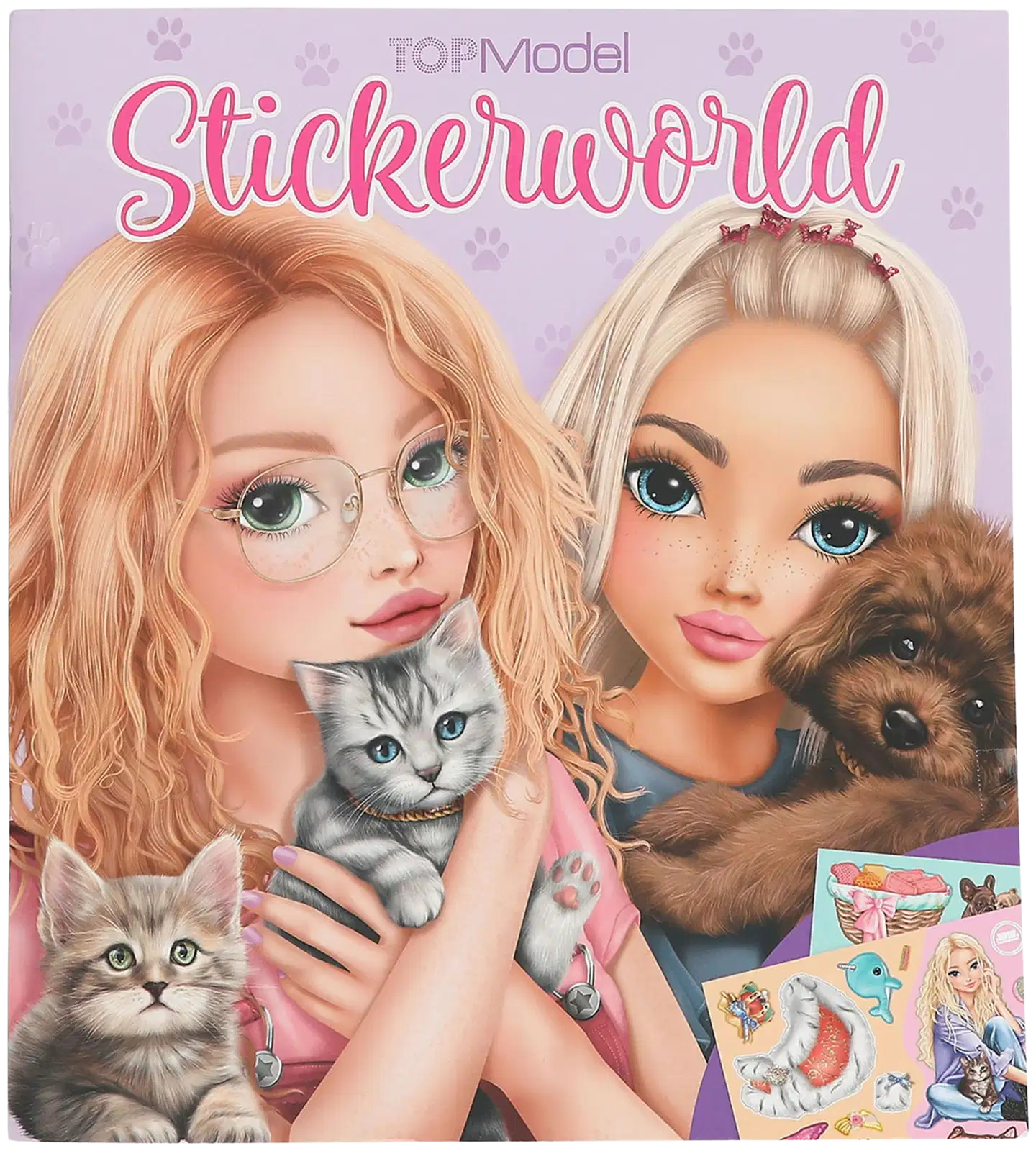 TOPModel stickerworld KITTY and DOGGY - 1