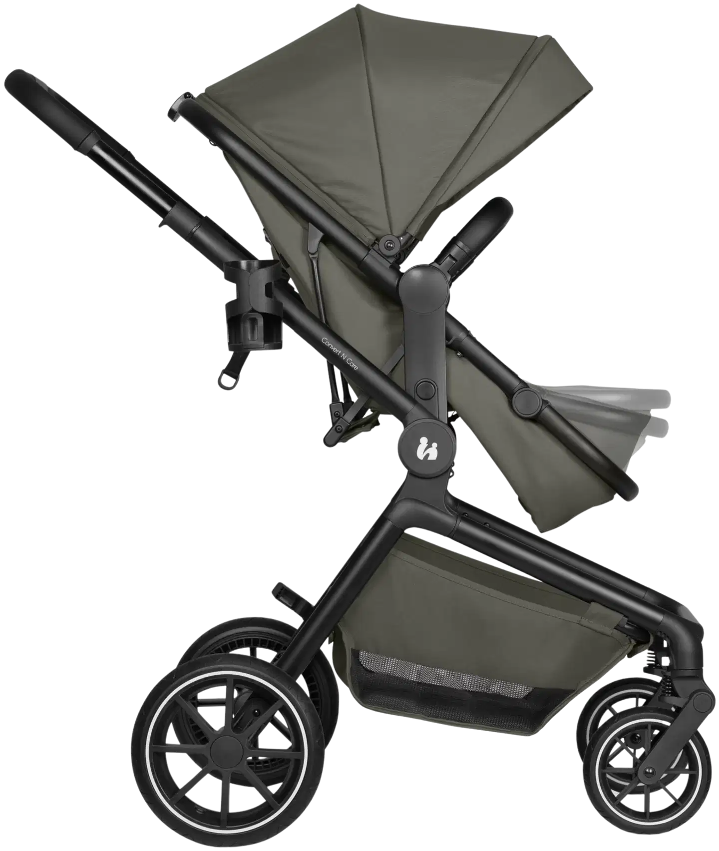 Hauck rattaat Convert N Care oliivi - 5