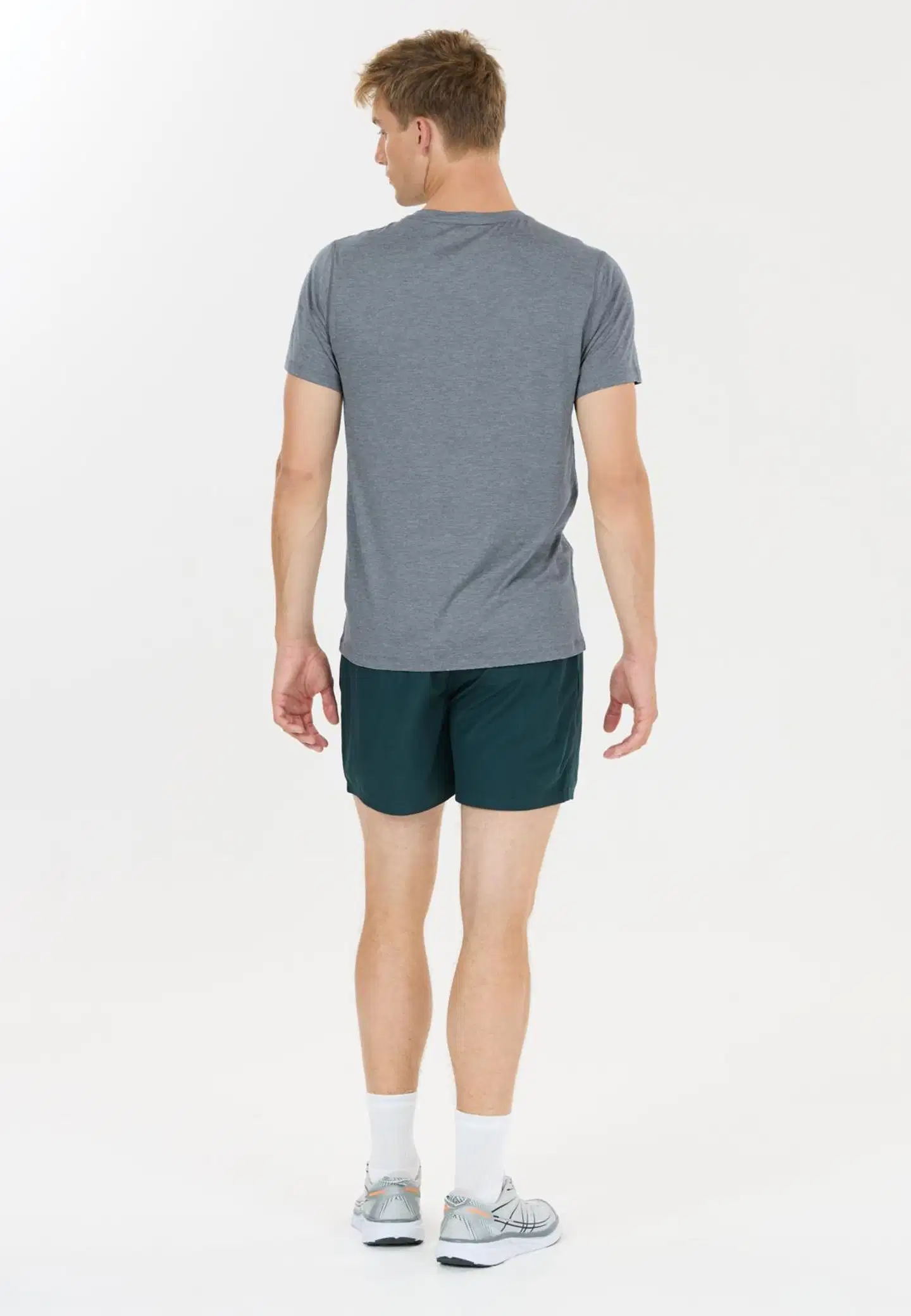 Endurance miesten lyhythihainen Abdon treenipaita - 2182 Flint Stone - 7