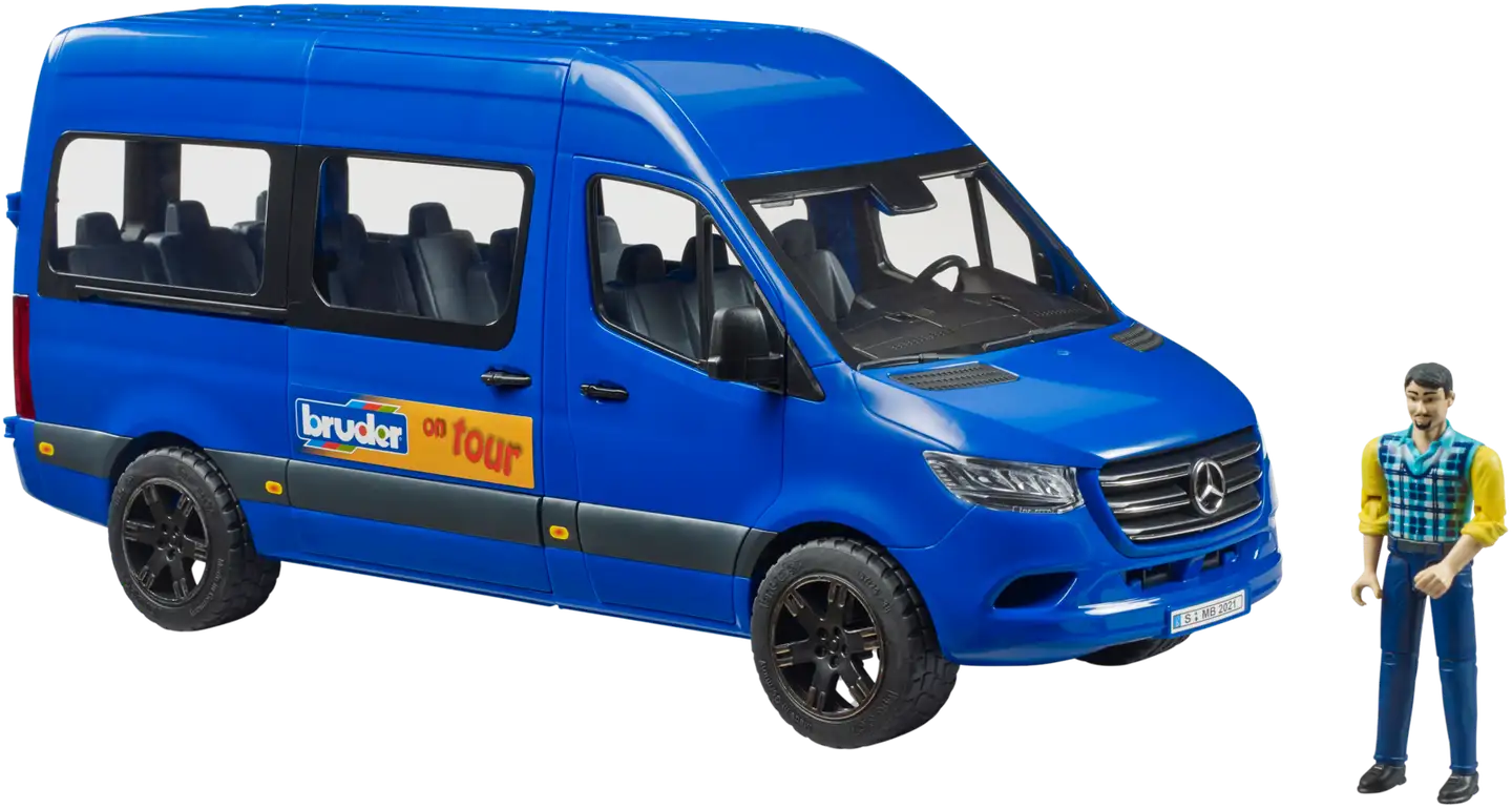 Bruder Mercedes-Benz Sprinter pakettiauto ja kuljettaja - 3