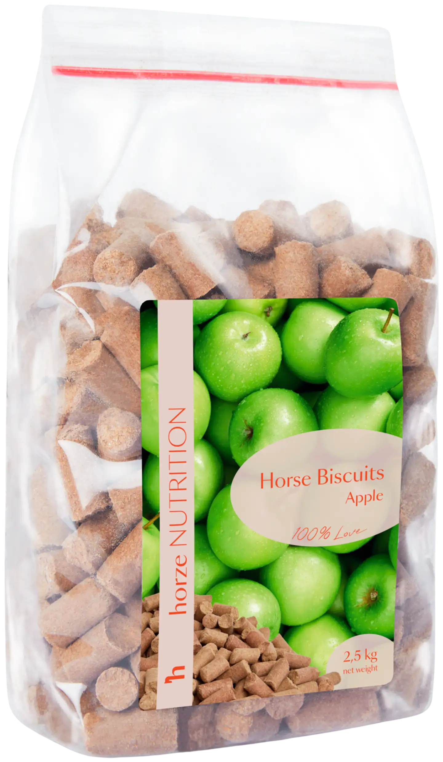 Horze Biscuits Omena makupalat, 2,5 kg