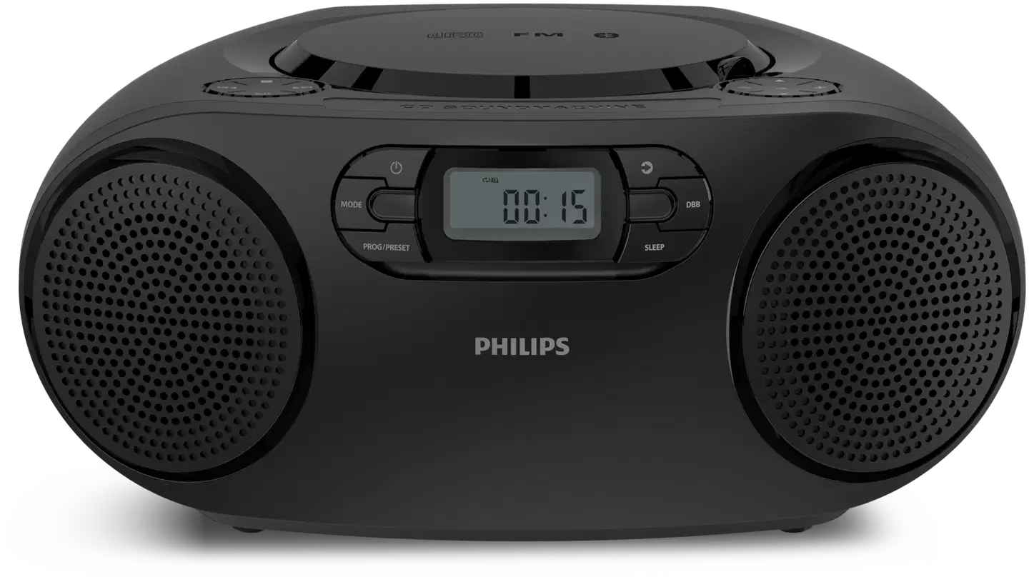Philips kannettava CD-radio TAZ2000B/10 musta - 2