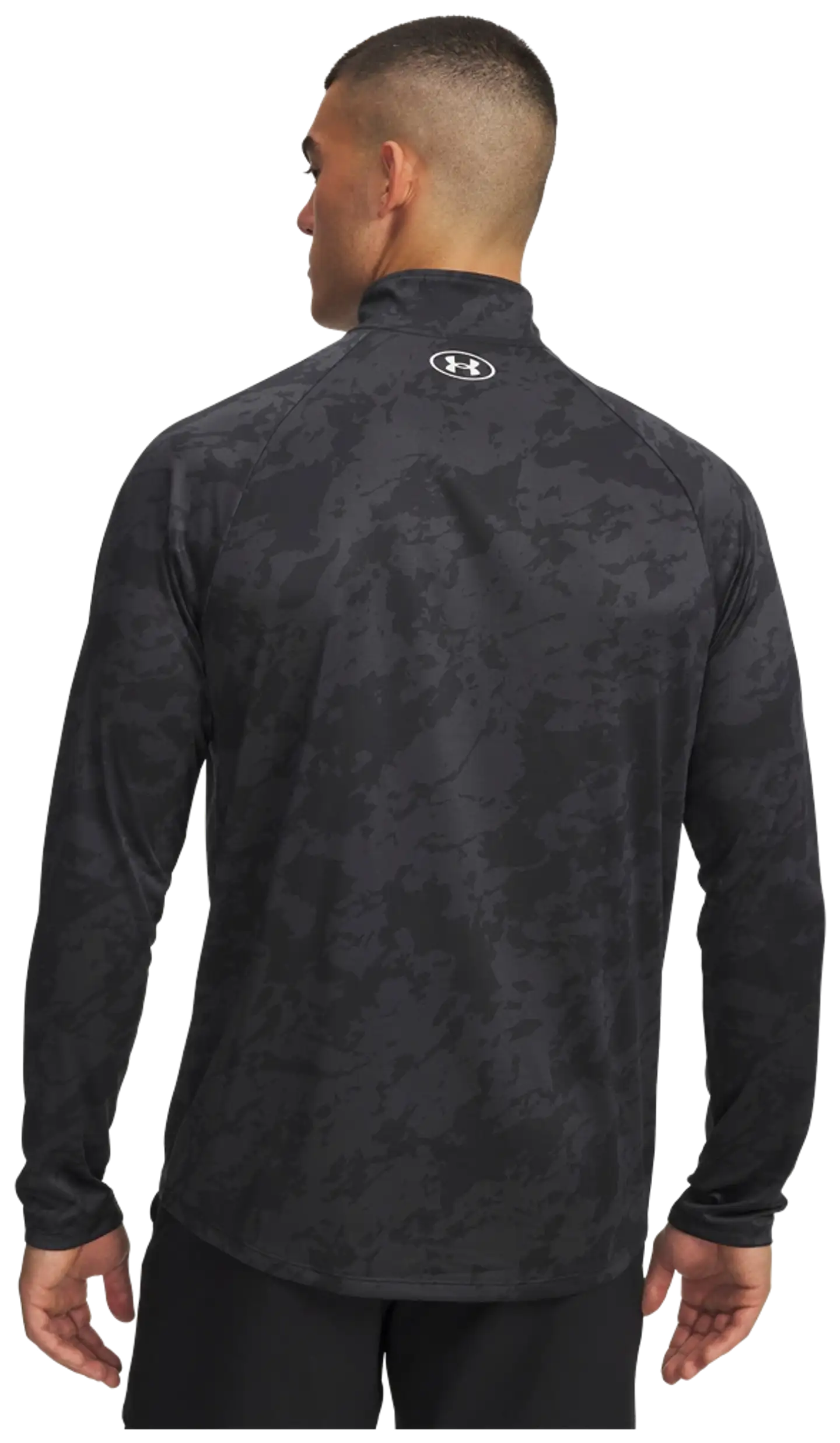 Under Armour miesten pitkähihainen treenipaita  Tech 2.0 1/2 zip 1328495 - BLACK - 4
