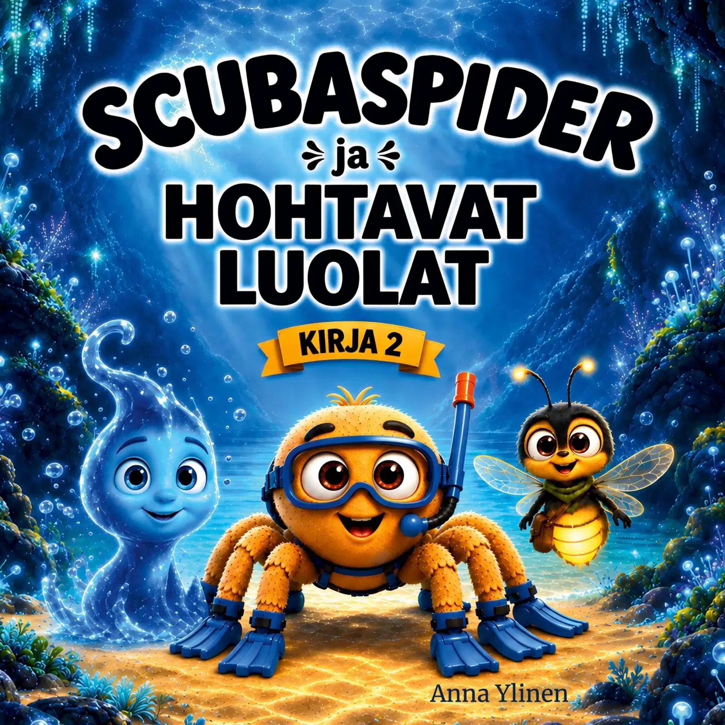 Ylinen, Scubaspider ja hohtavat luolat