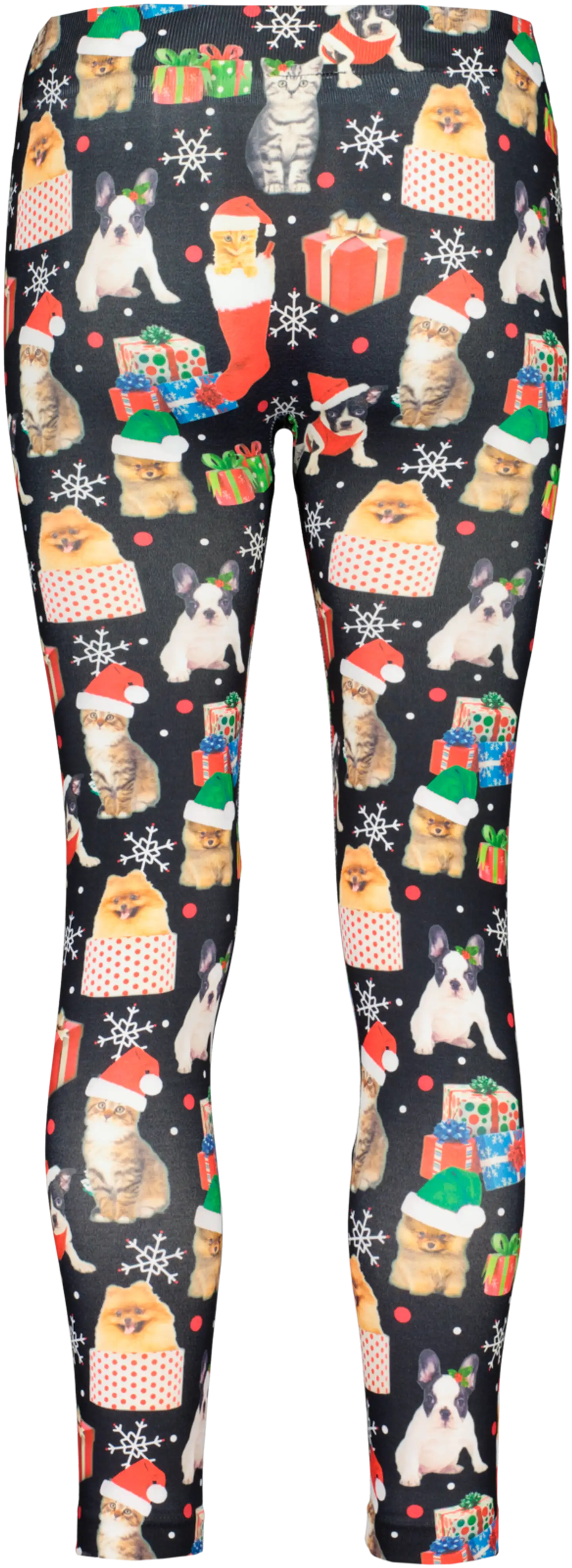 Ronald naisten joululegginsit jouluisella kissakuvioilla - Mix - 2