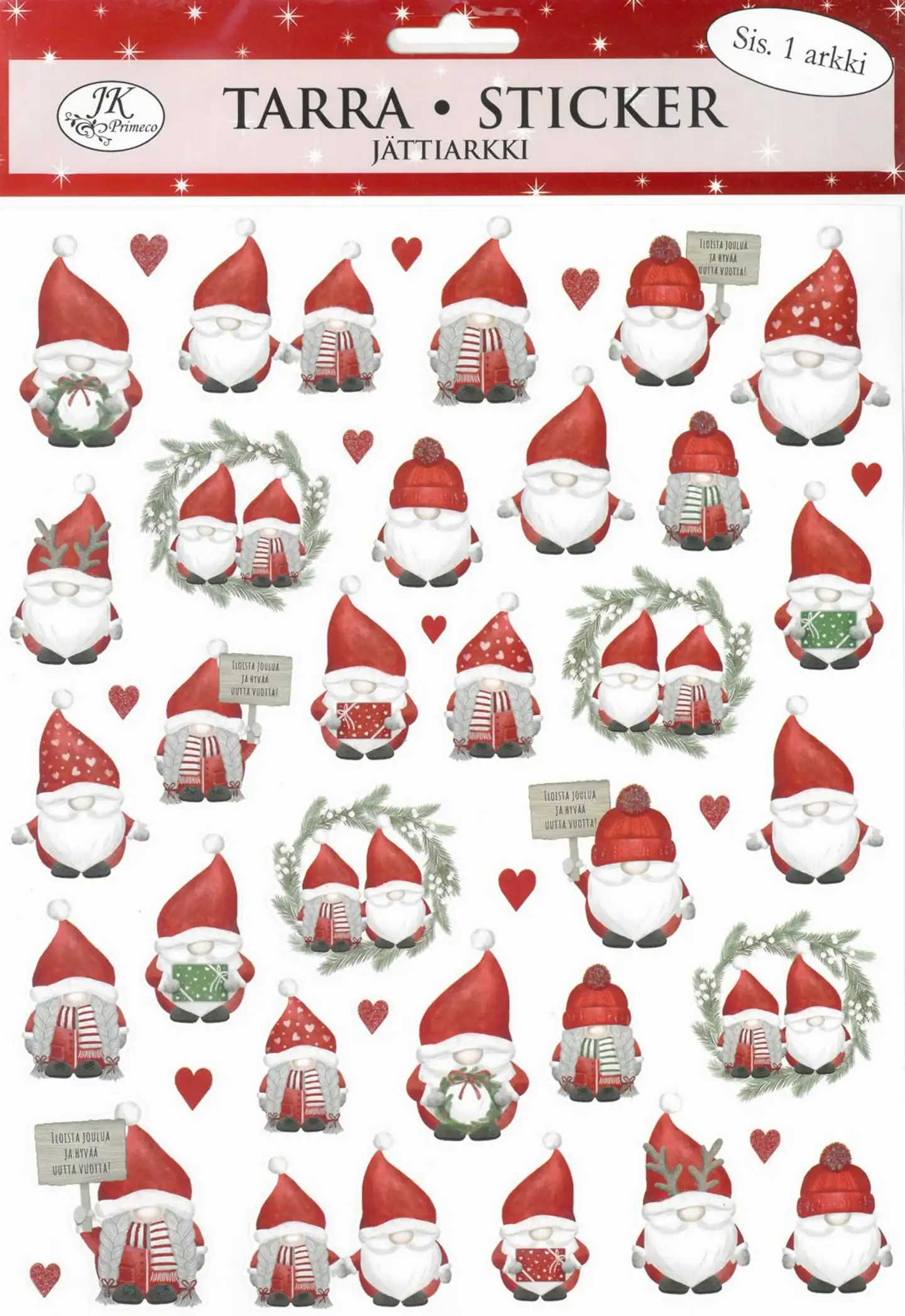 J.K. Primeco jättitarra-arkki Pukki ja muori