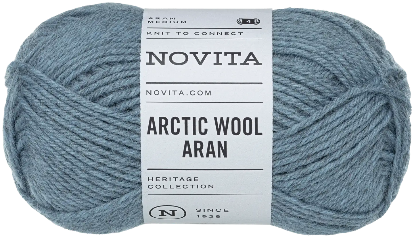 Novita lanka Arctic Wool Aran 100 g ikijää124 - 1