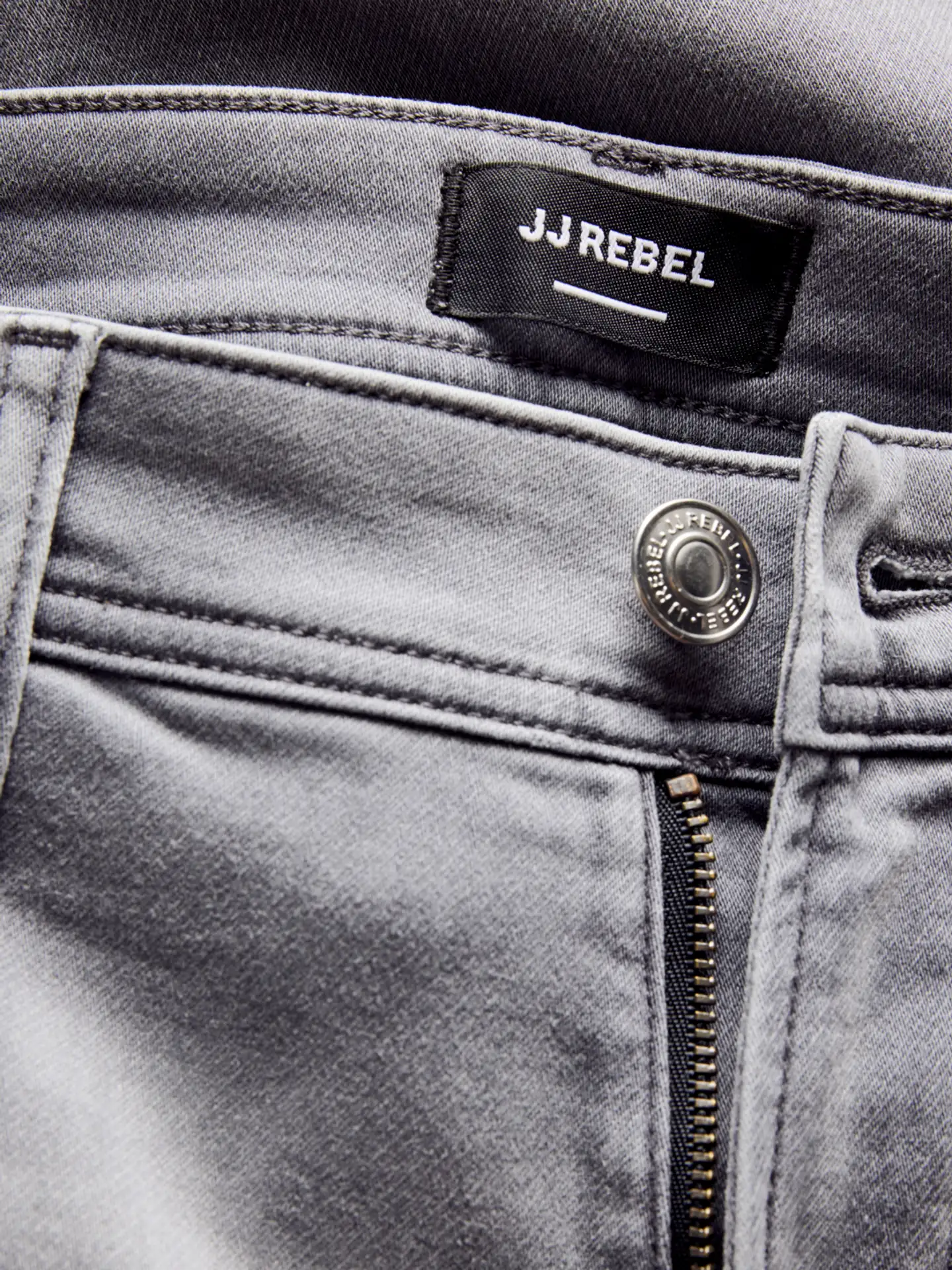 JJ REBEL miesten farkut Jrebadam - Grey denim - 4