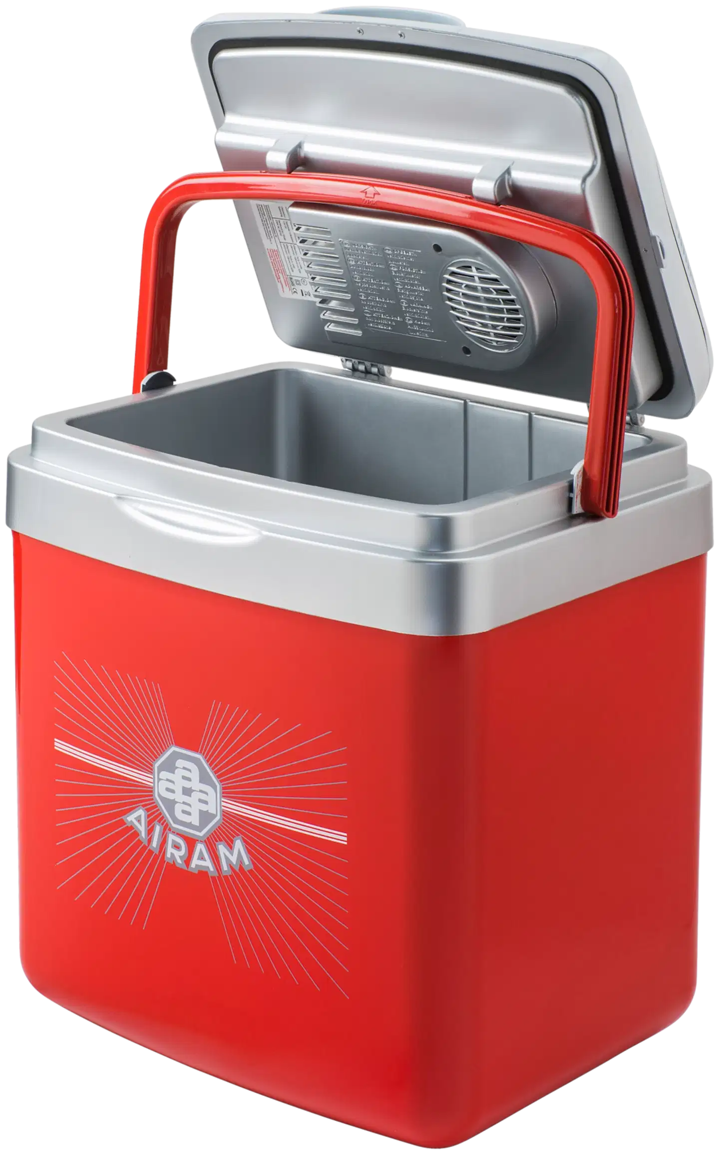 Airam kylmälaukku ECO26 Klassikko 12V/230V punainen - 2