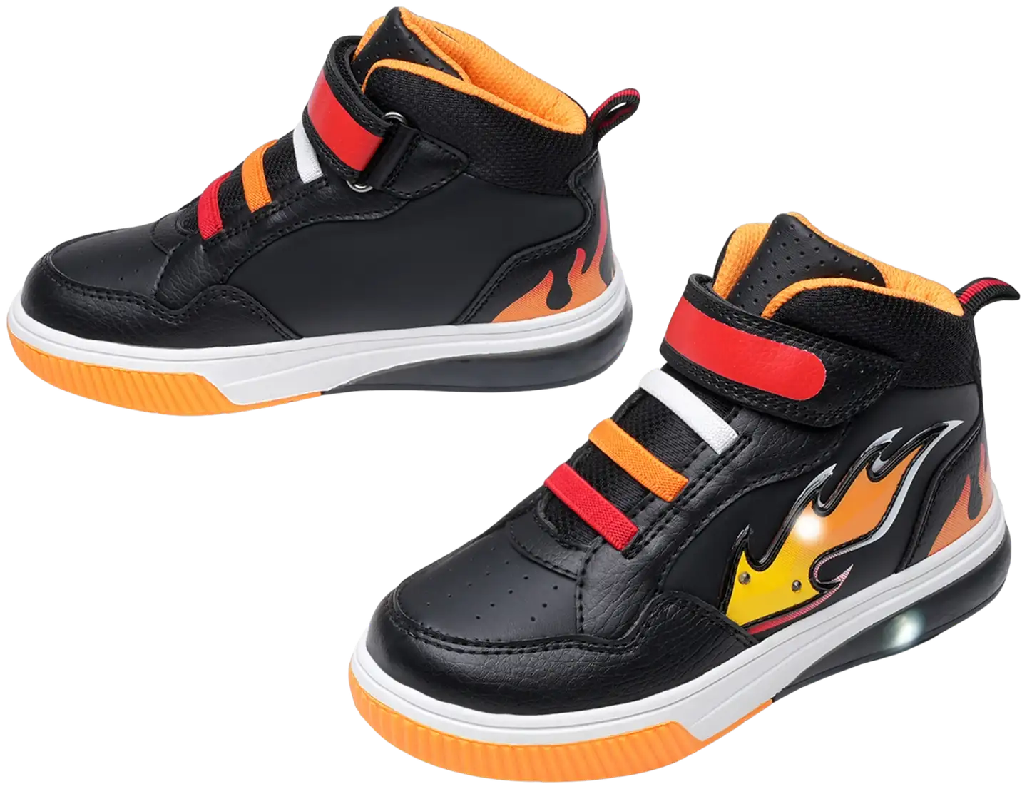 Dinsko lasten vilkkulenkkarit Jona M 344329 - black multicolored - 3