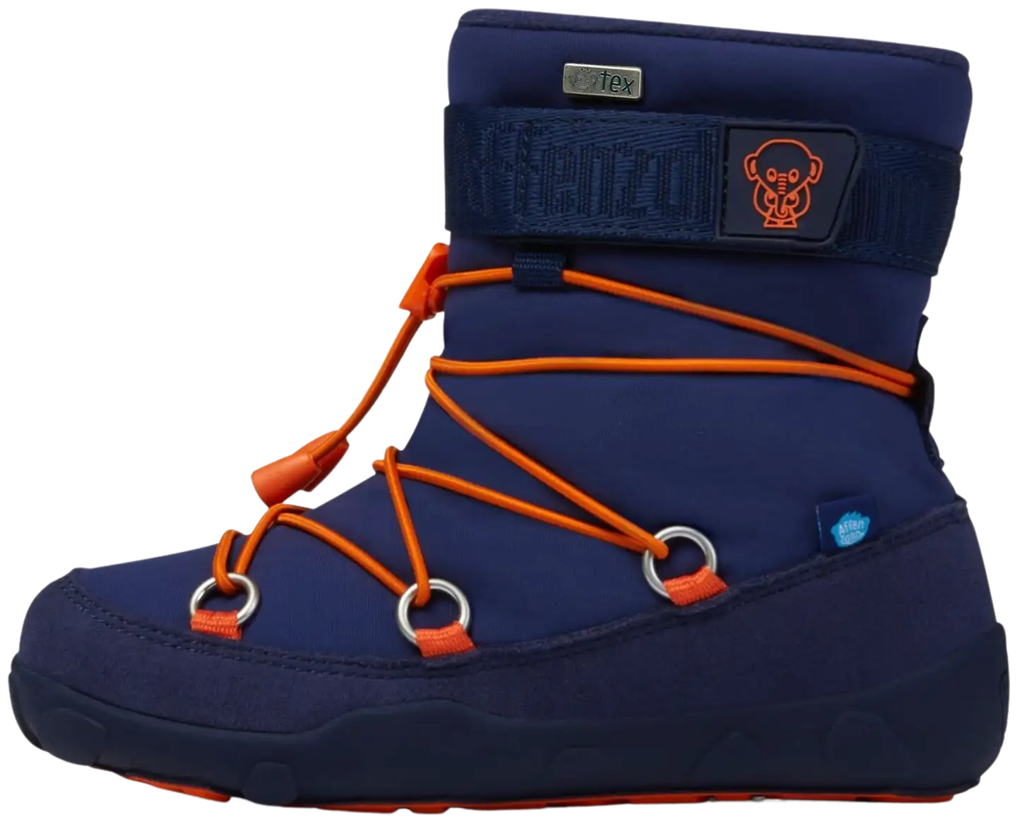 Snow Boot Econyl Snowy Elephant - paljasjalkakenkä - Blue - 9