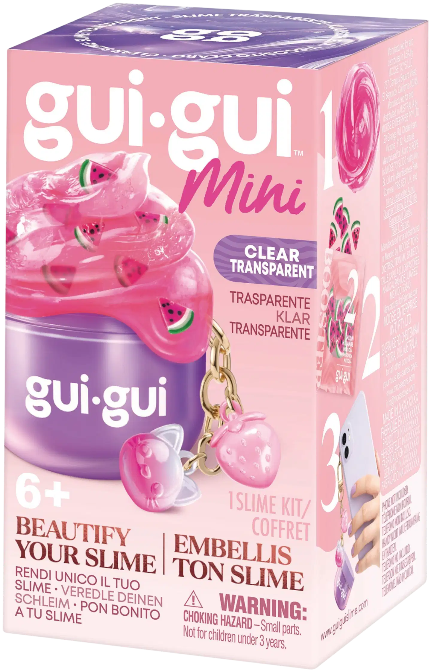 Gui Gui Mini slime 1 kpl, 30 ml, 4 erilaista - 5