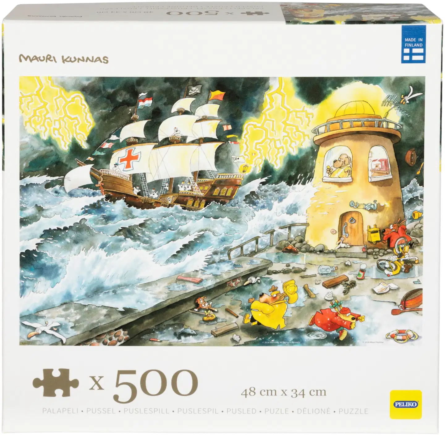 Peliko Mauri Kunnas palapeli 500 palaa Hui Kauhistus - 2
