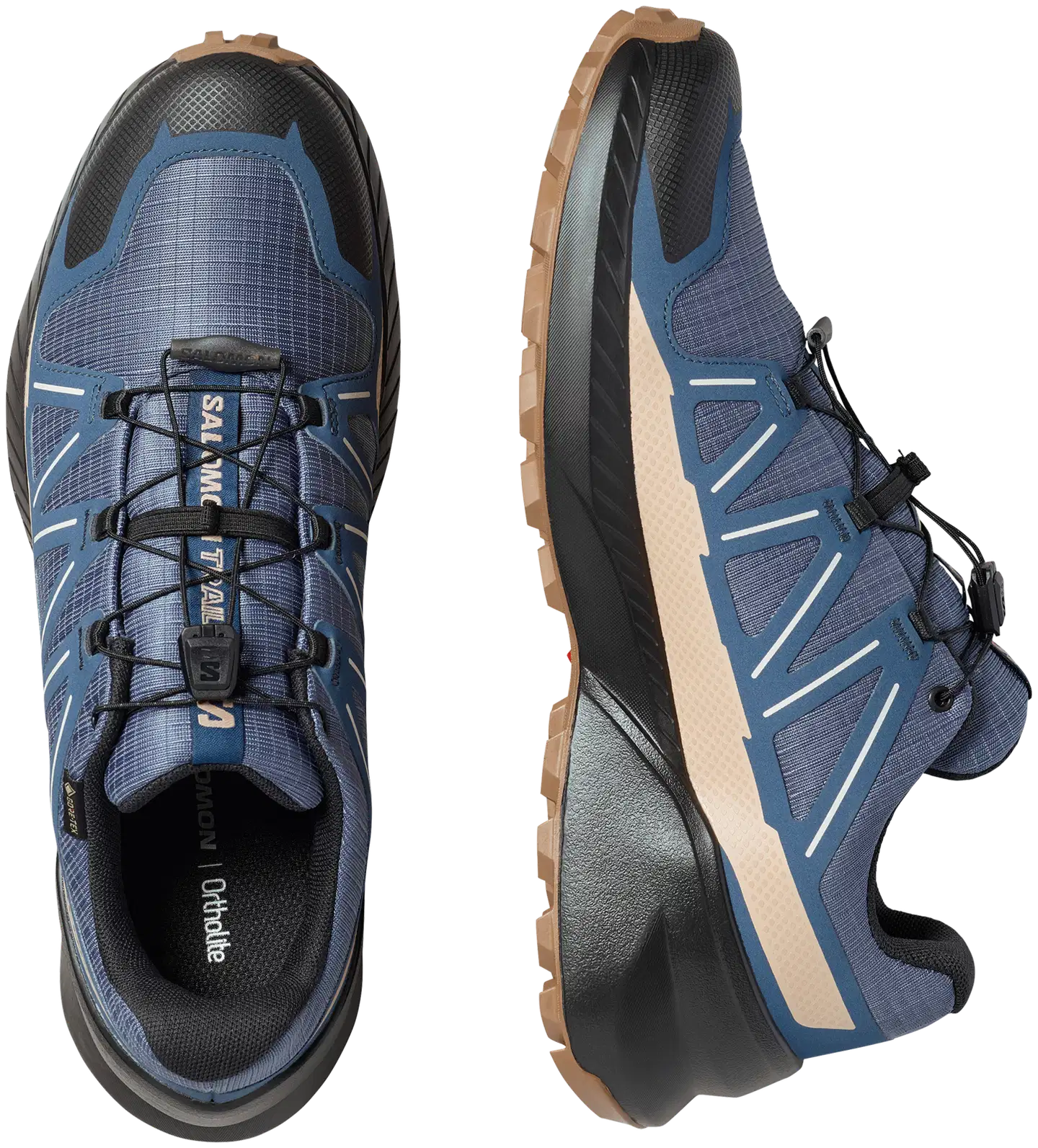 Speedcross peak  GTX, vedenpitävä juoksukenkä - Black/Asphalt/Black - 3