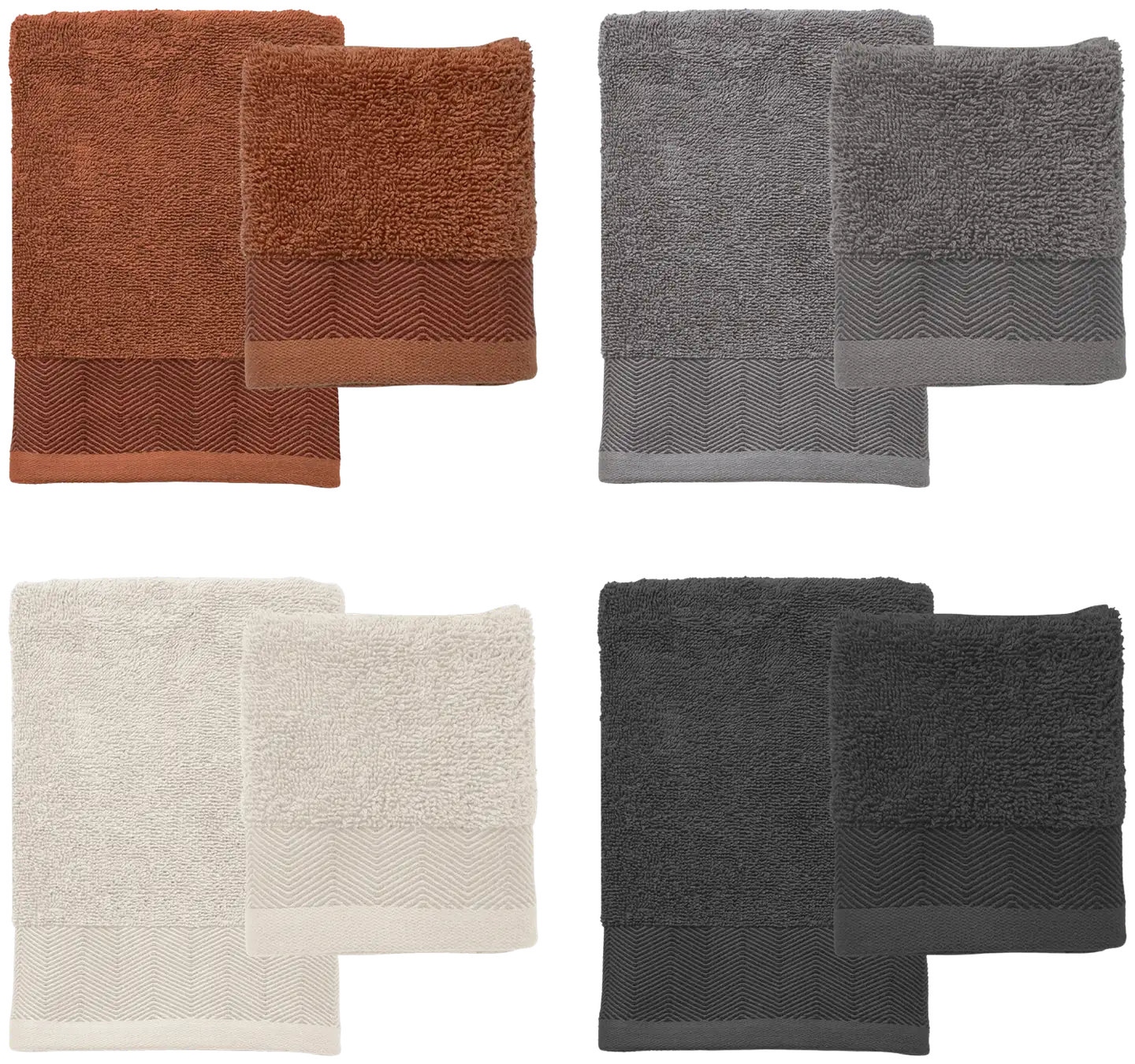 Amo La Casa käsipyyhe Brandy 50x100 cm, erilaisia