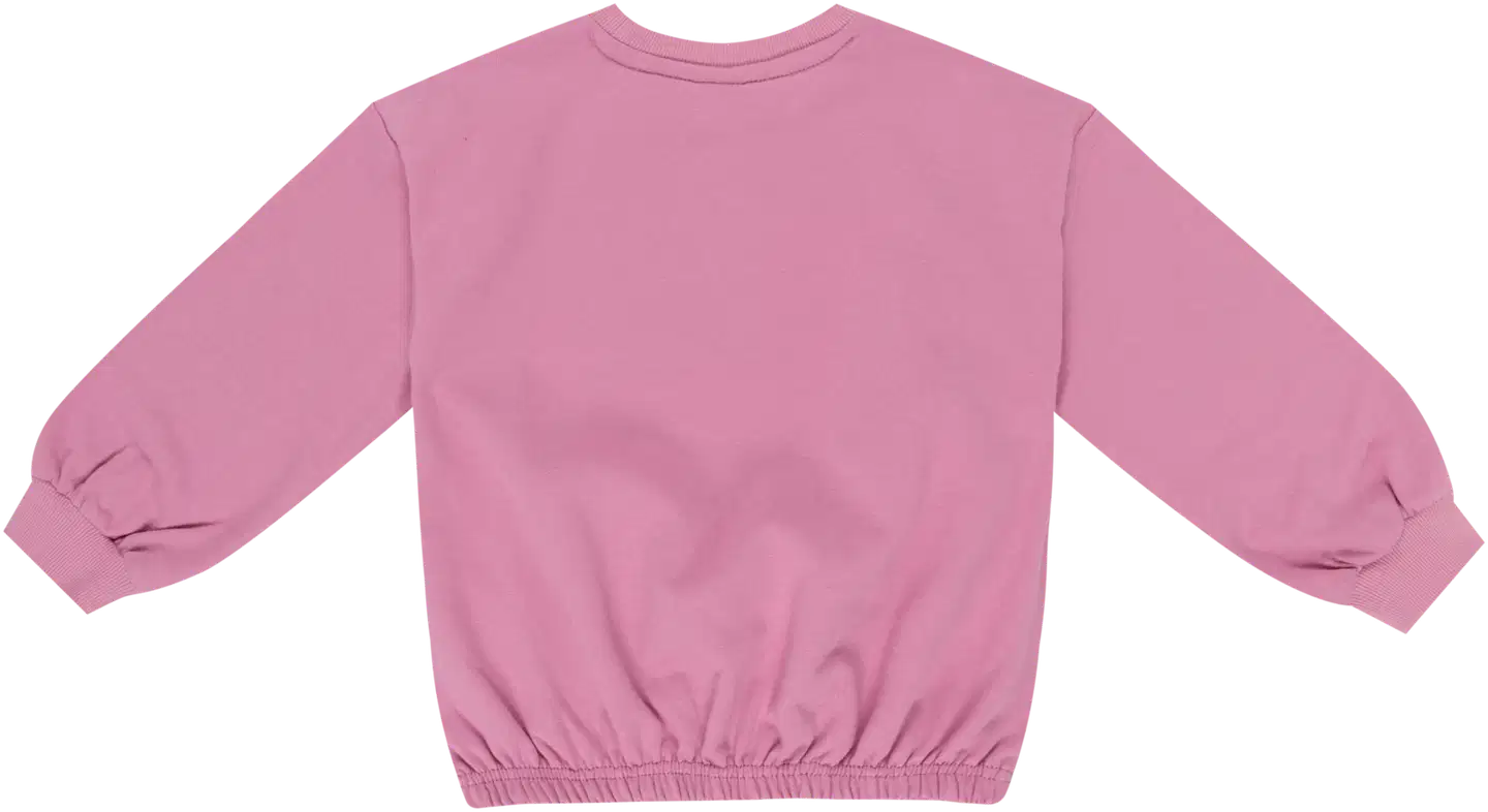 Ciraf lasten collegepaita paljeteilla 25TC264017 - 16-2215tcx cashmere rose - 2