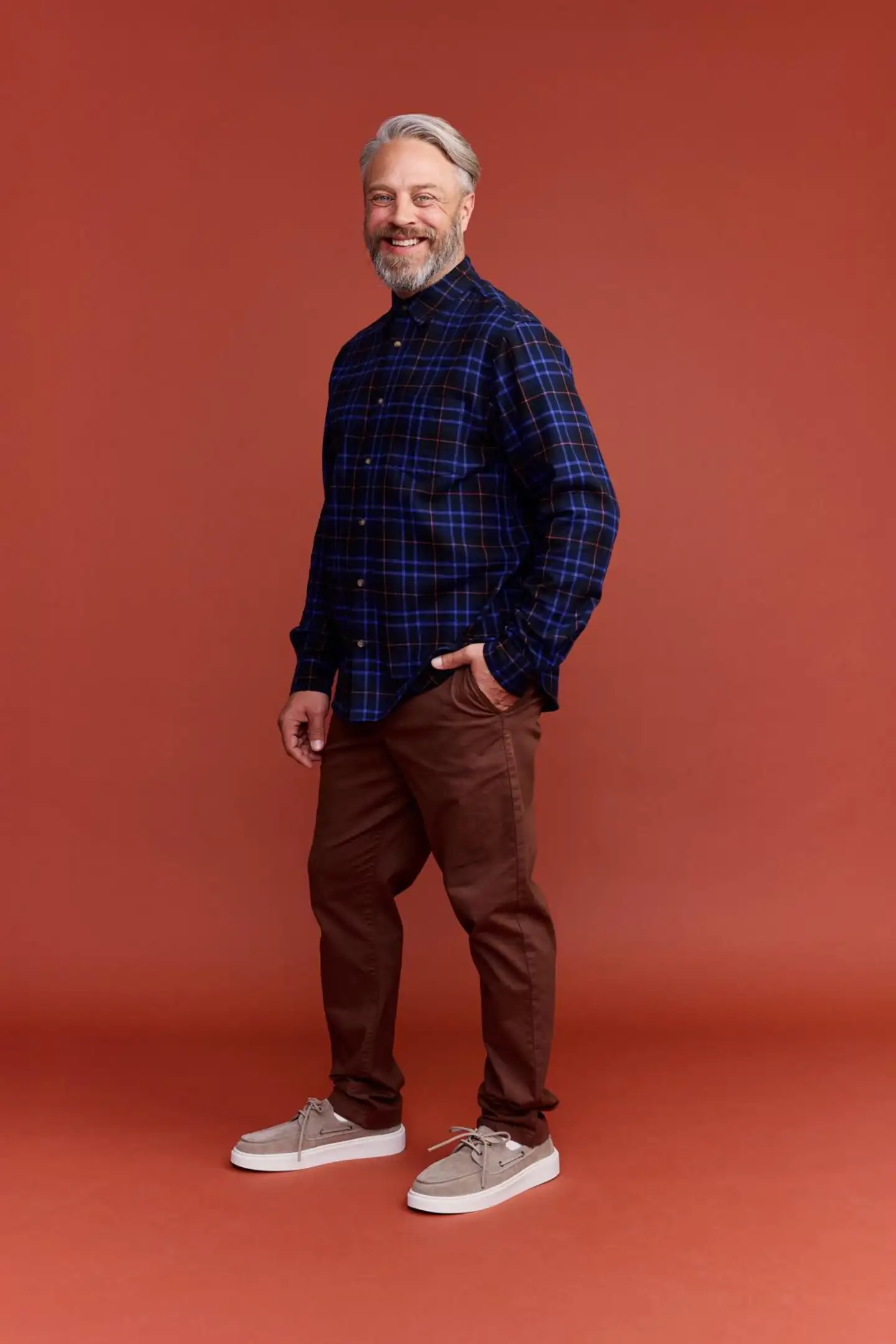 Finlayson miesten flanellipaita Tartaani - Dark blue check - 3