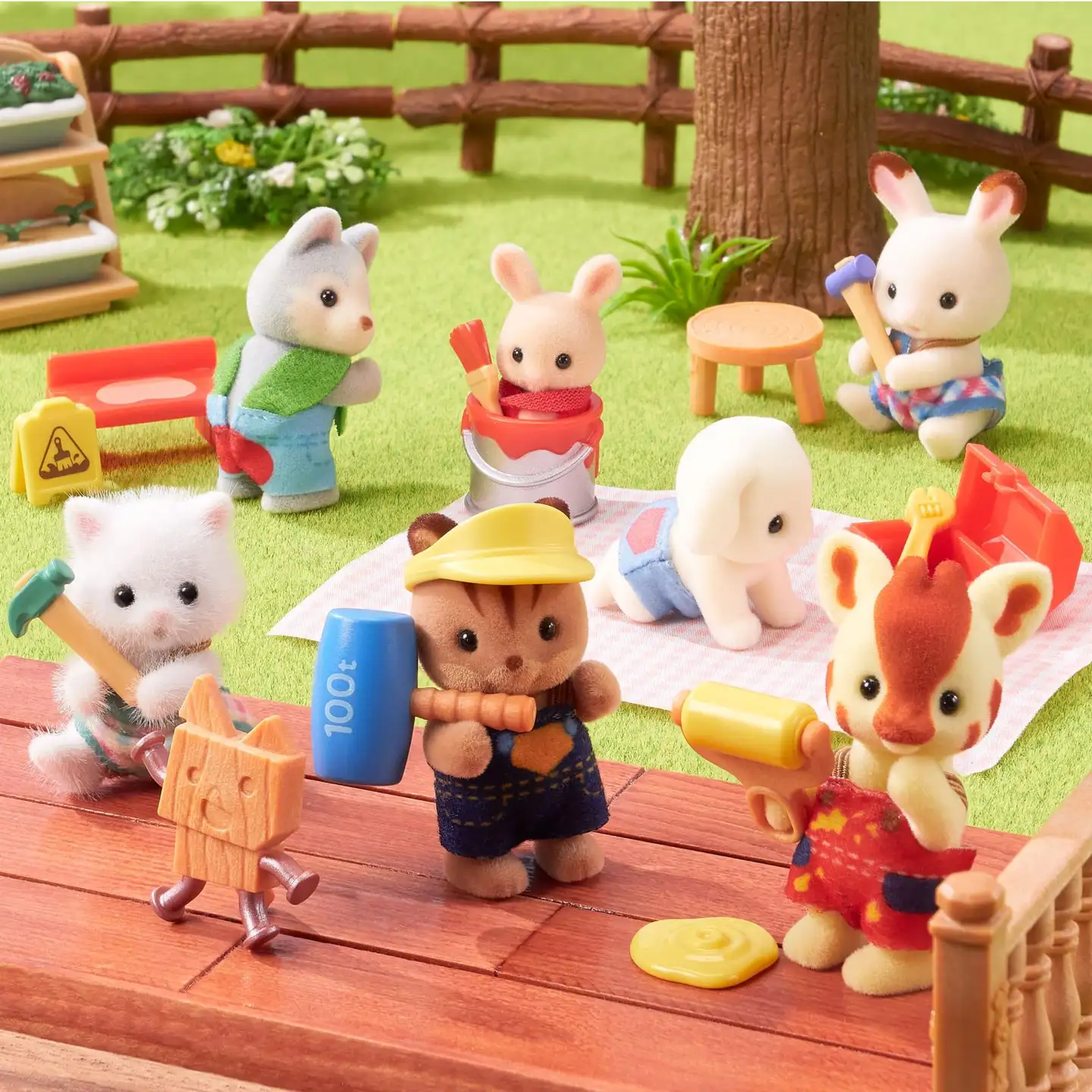 Sylvanian Families yllätyspakkaus Rakentajat -sarja - 3