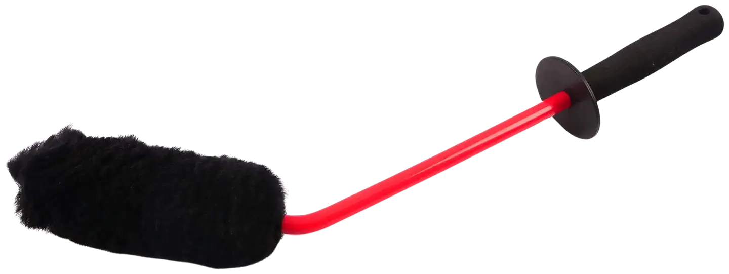 Maxshine 704602 Ultimate Wool Wheel Brush – 55 cm kulmapäällinen villaharja vanteiden sisäpintojen ja ahtaiden alueiden hellävaraiseen puhdistukseen - 1