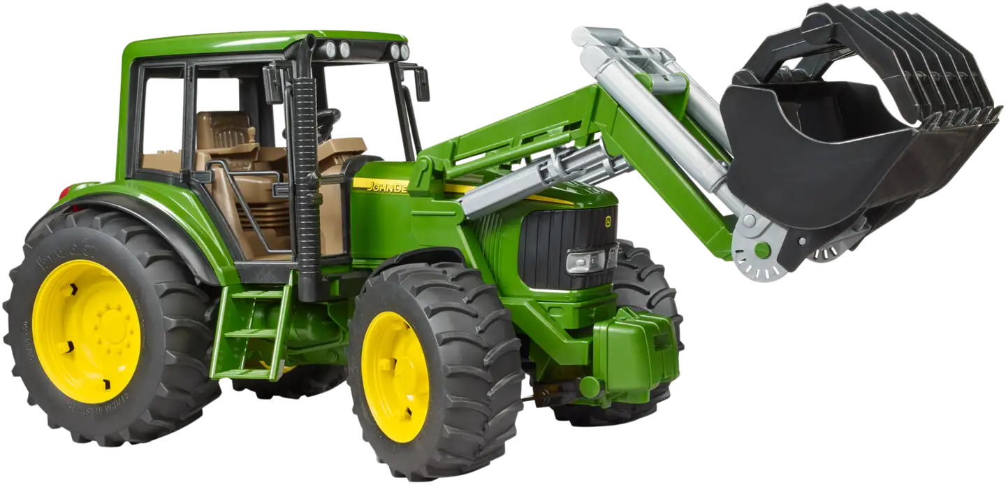 Bruder traktori John Deere 6920  etukuormaajalla - 2