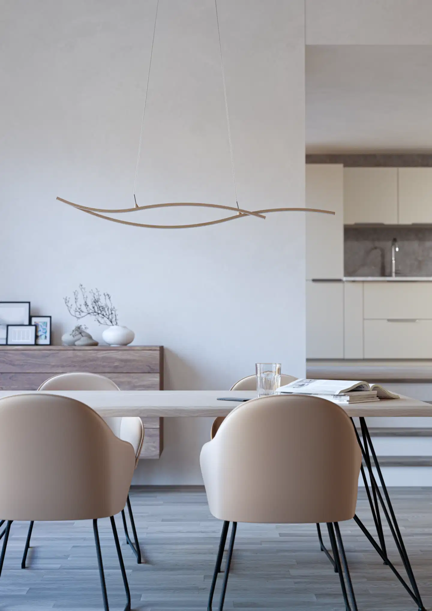 EGLO riippuvalaisin Grisolia LED 20W puu/valkoinen - 8