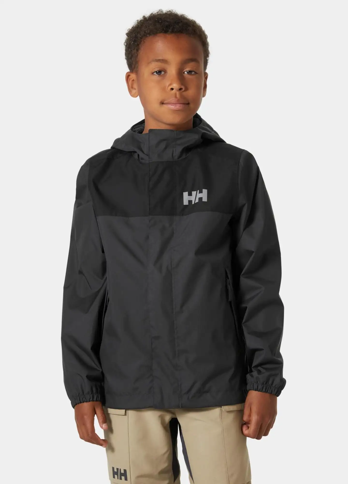 Helly Hansen nuorten kuoritakki Vancouver Rain - ebony - 3