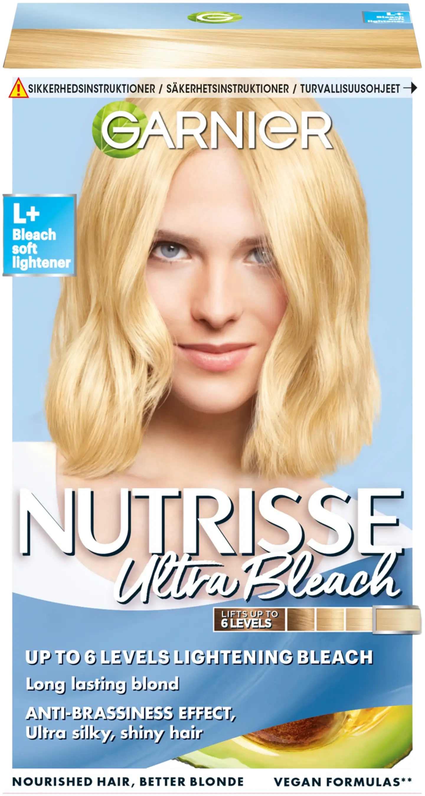 Garnier Nutrisse Ultra Bleach L+ Bleach Soft Lightener värinpoisto 1kpl - 2