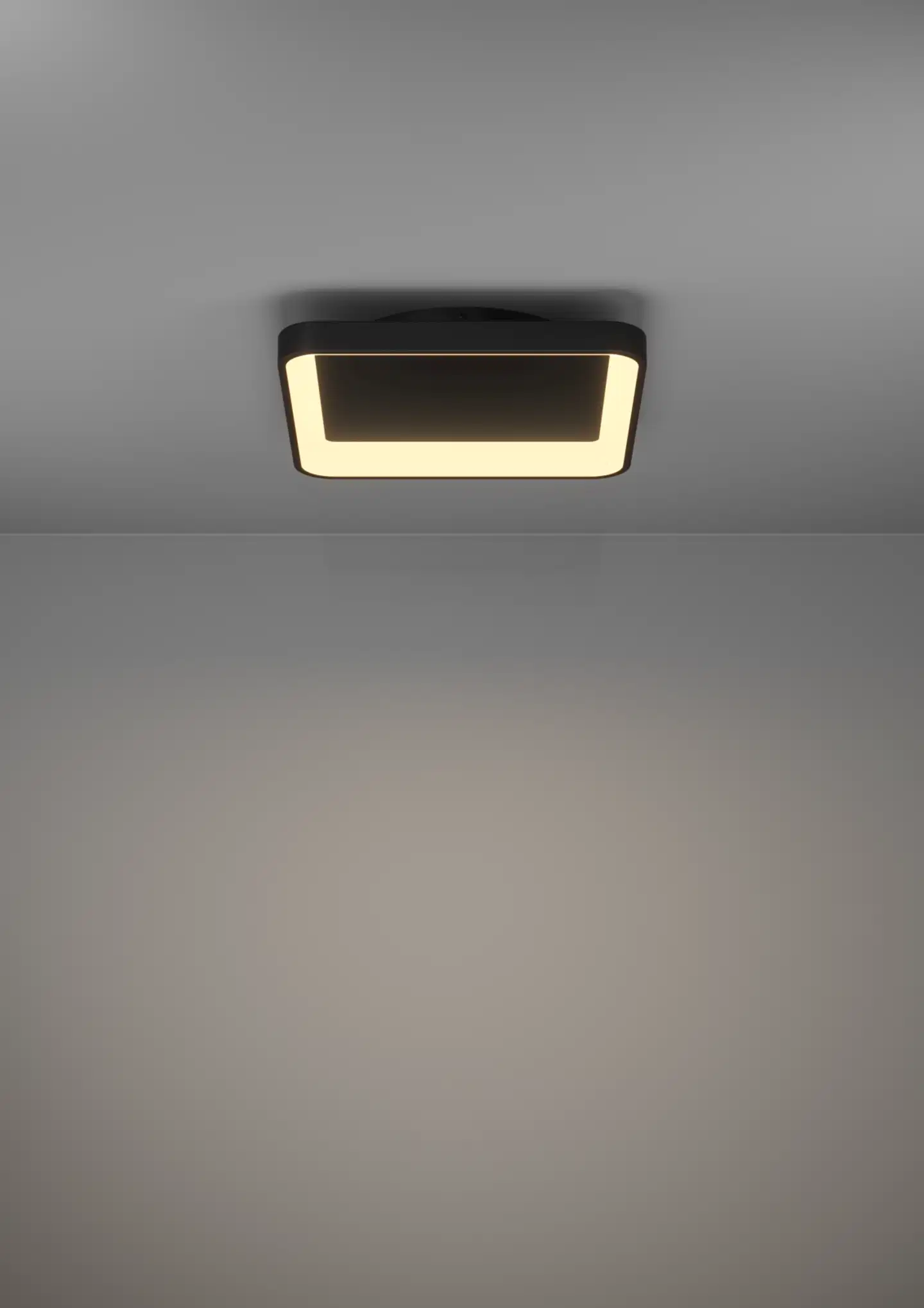 EGLO kattovalaisin Loretello LED 12W 35x35 cm musta/valkoinen - 8