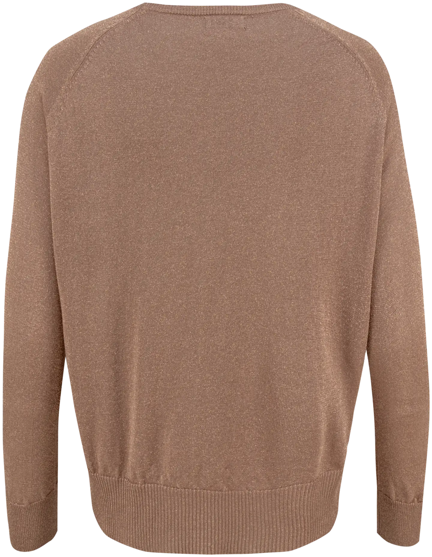 TEX naisten neulepusero lurex I970153 - Bronze - 2