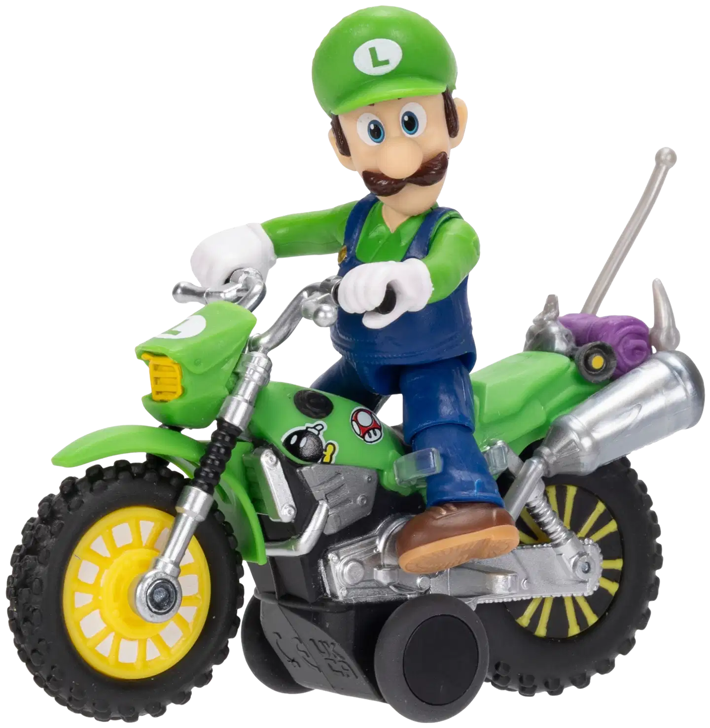 Mario Movie 2 figuuri ja moottoripyörä Wave 1, erilaisia - 2