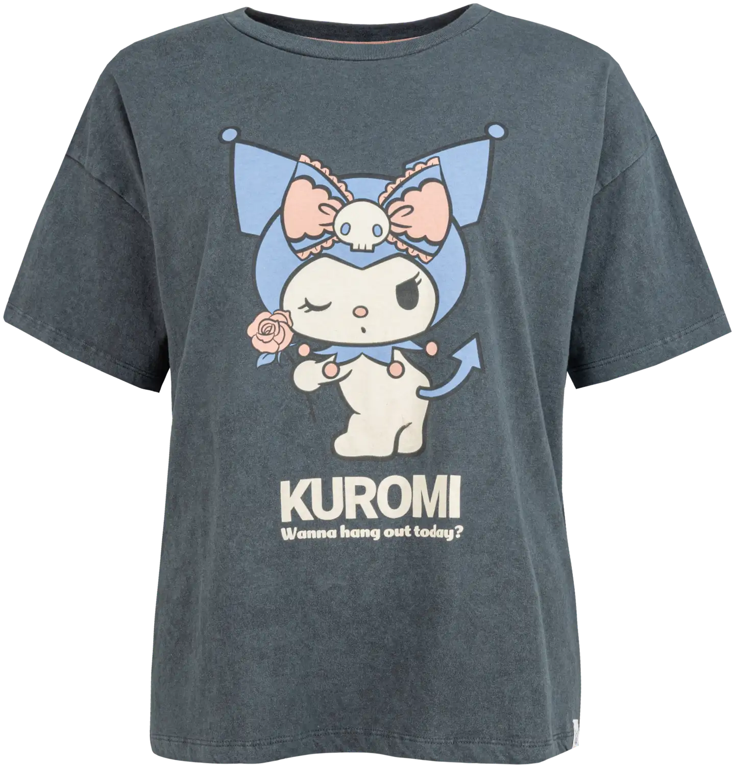 Hello Kitty naisten T-paita Kuromi - Antracite - 1