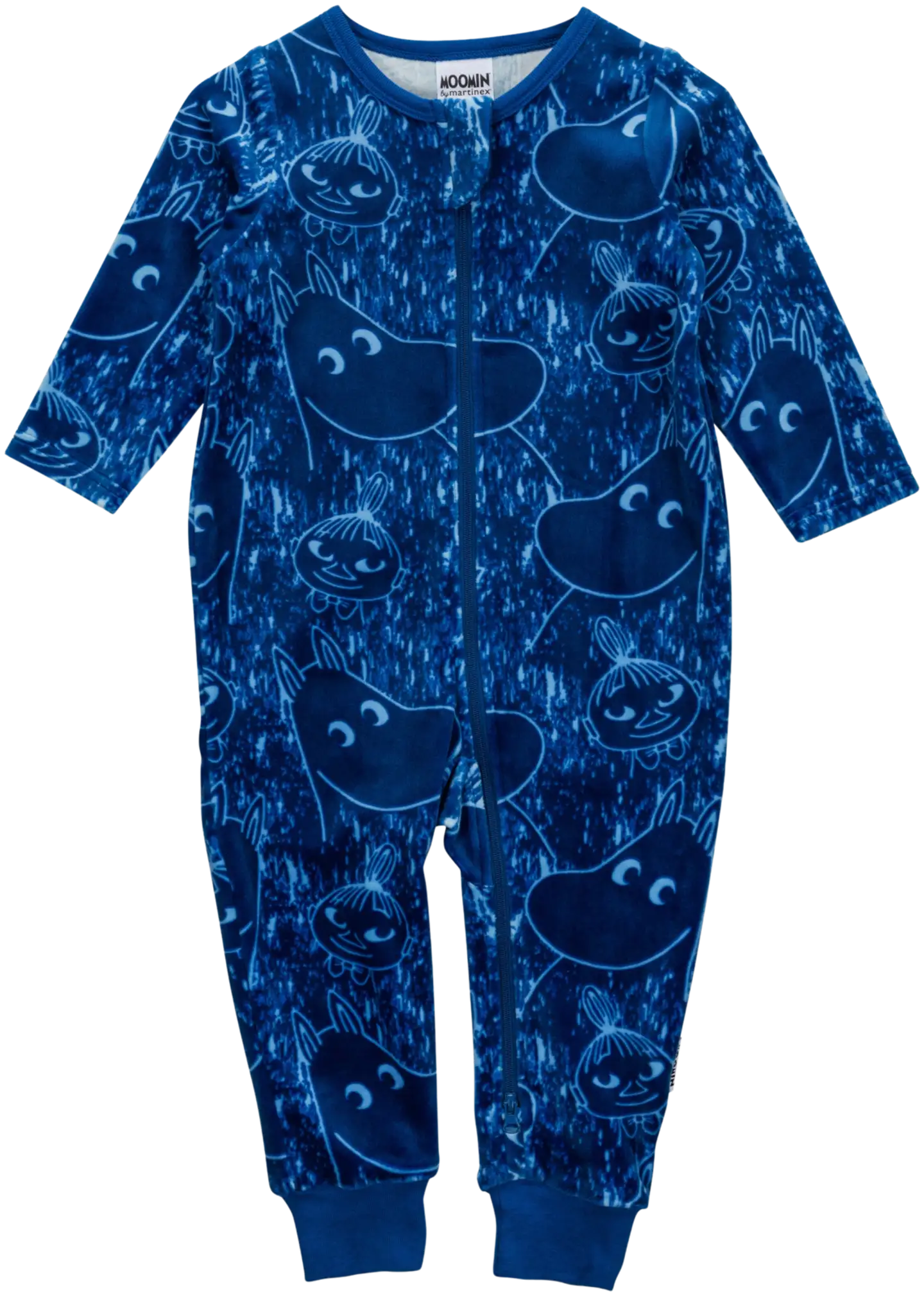 Moomin by Martinex veluuripyjama Hymy 590872 - SININEN - 1
