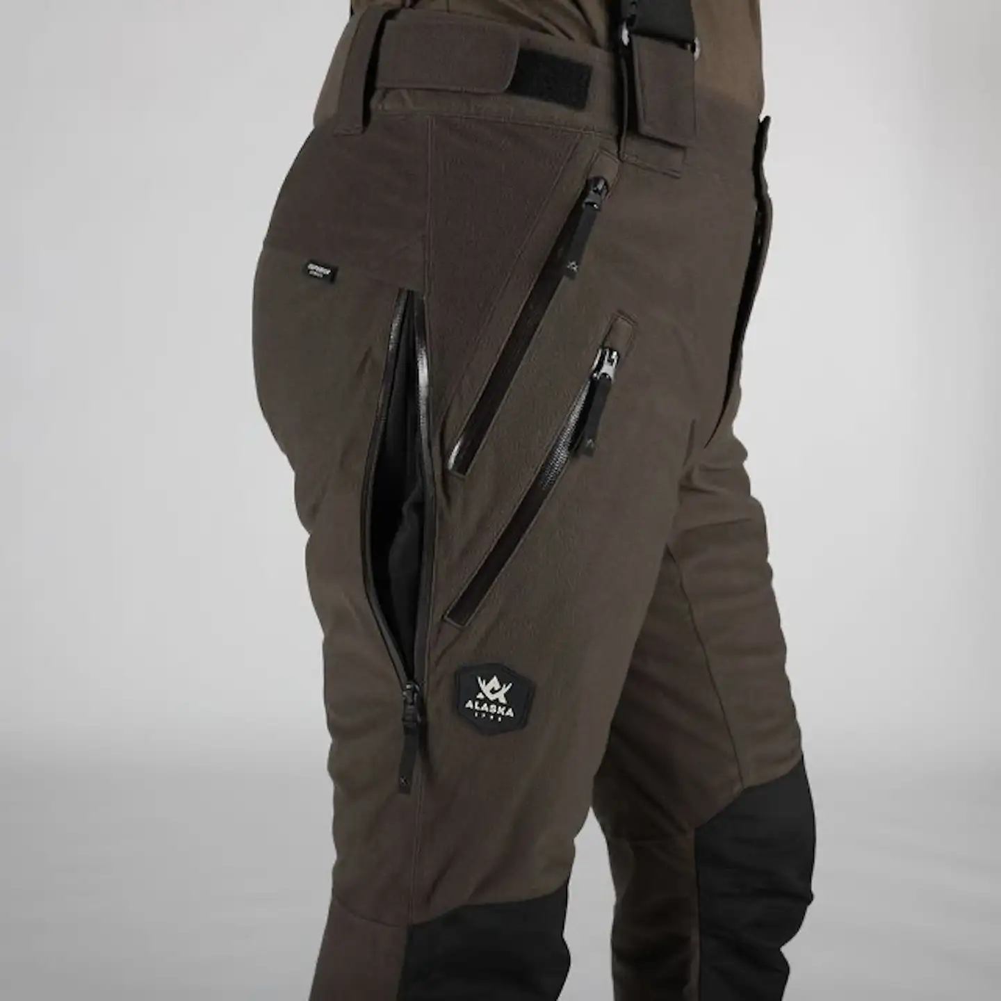 Alaska 1795 miesten metsästyshousut Superior Pro - brown-black - 6