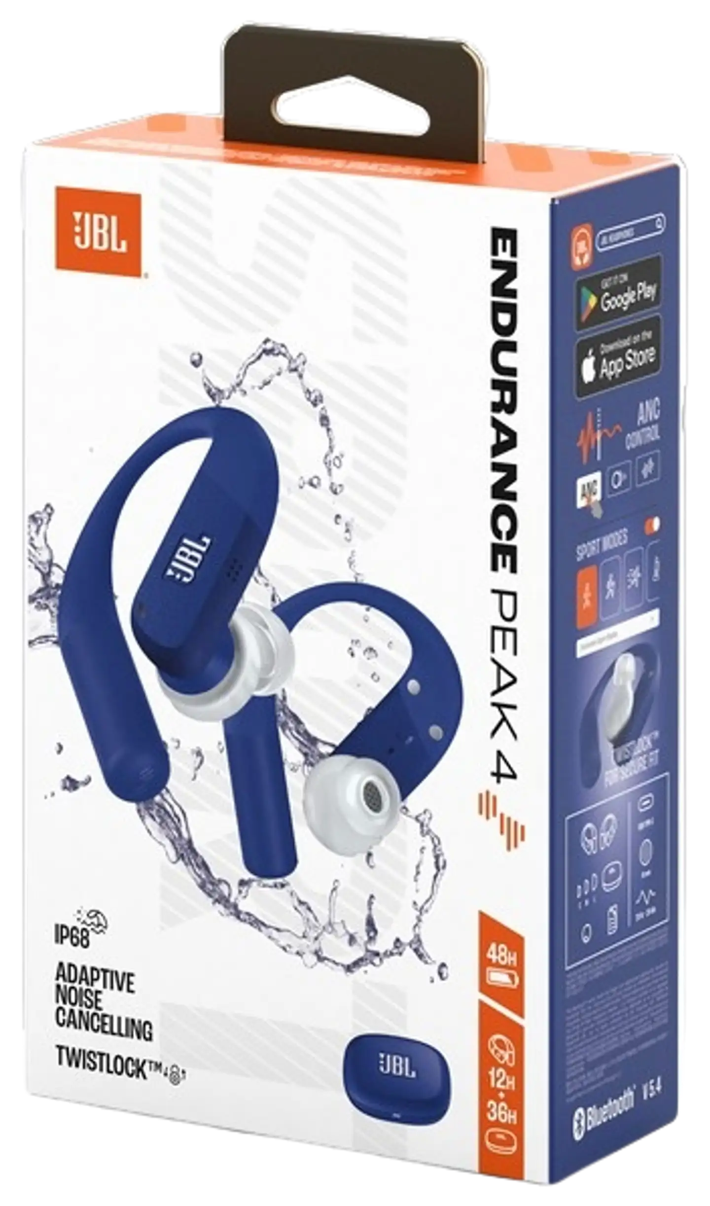 JBL langattomat Sport vastamelunappikuulokkeet Endurance Peak 4 sininen - 8