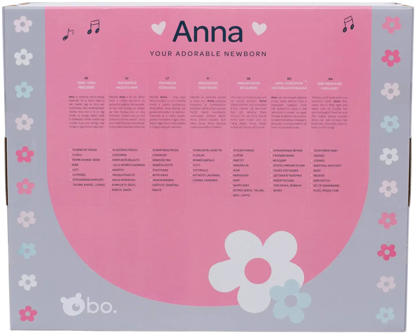bo. interaktiivinen nukke Vastasyntynyt  Anna 42 cm - 4